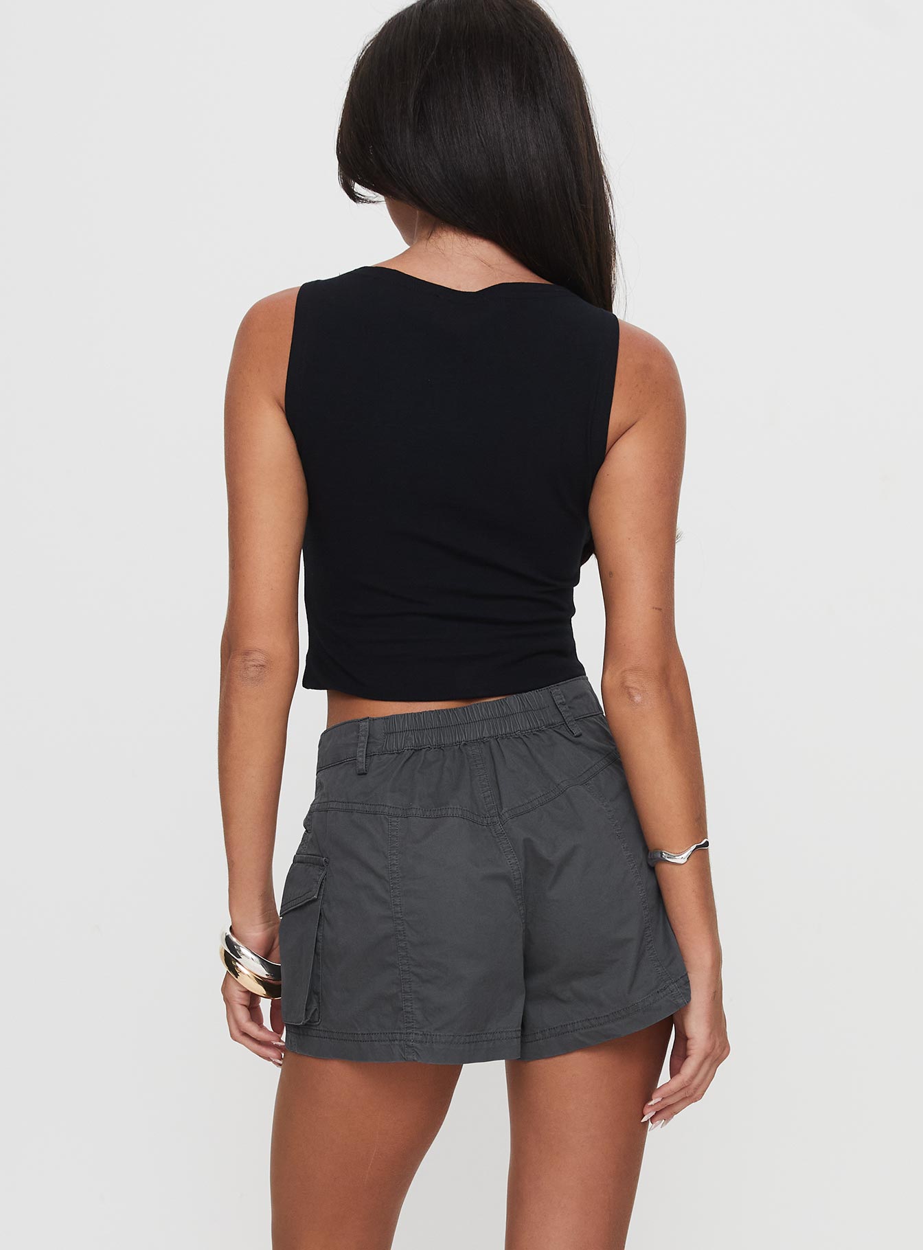 Colonel Cargo Mini Short Slate - Image 4