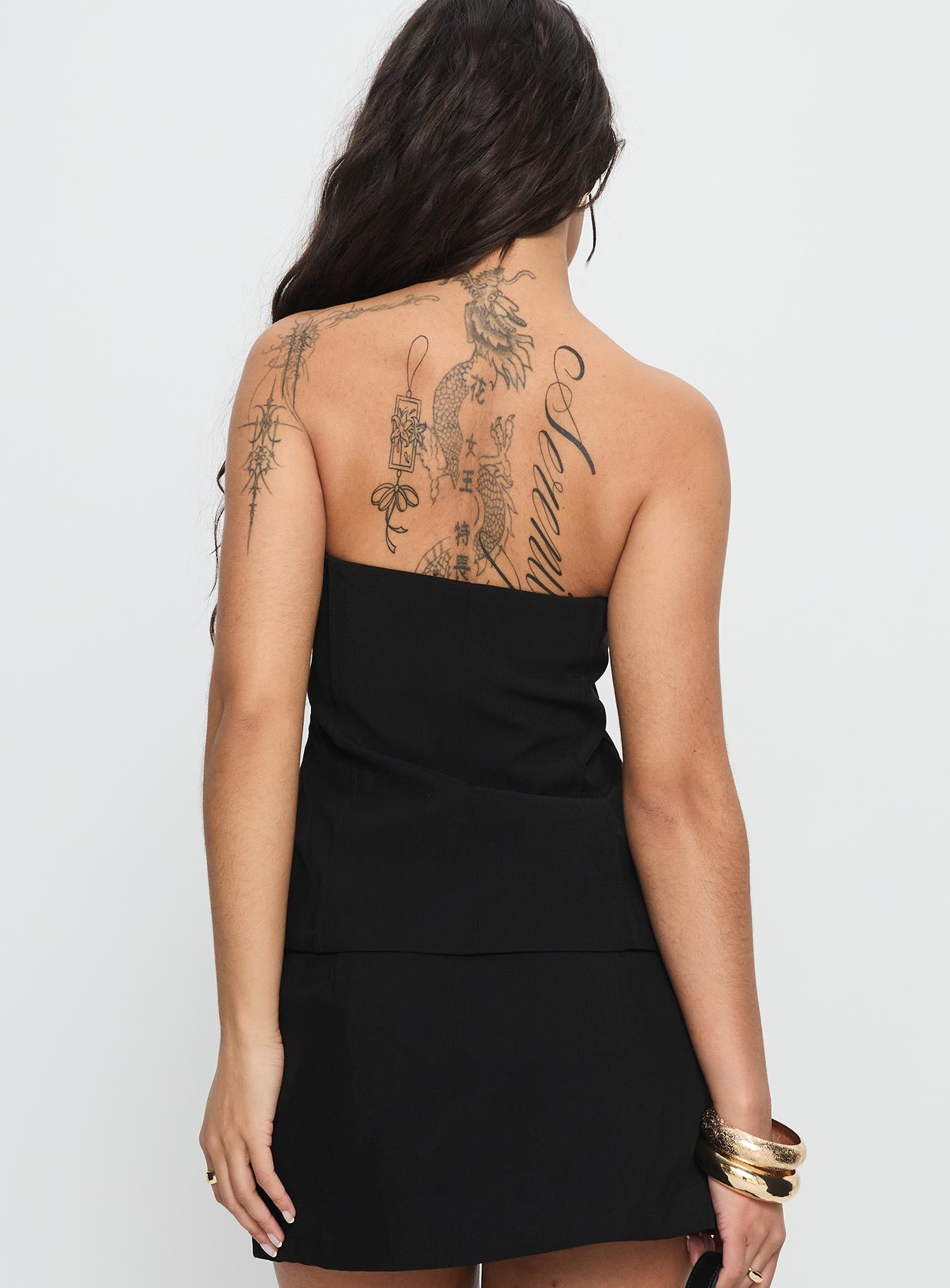 Lavish Living Strapless Top Black - Image 5