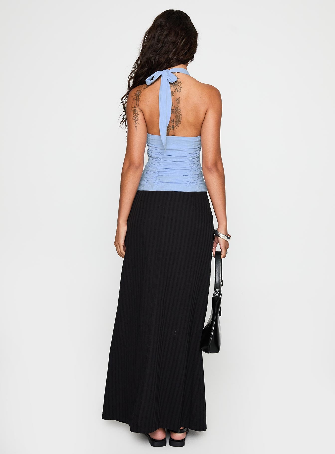 Livie Maxi Skirt Black - Image 5
