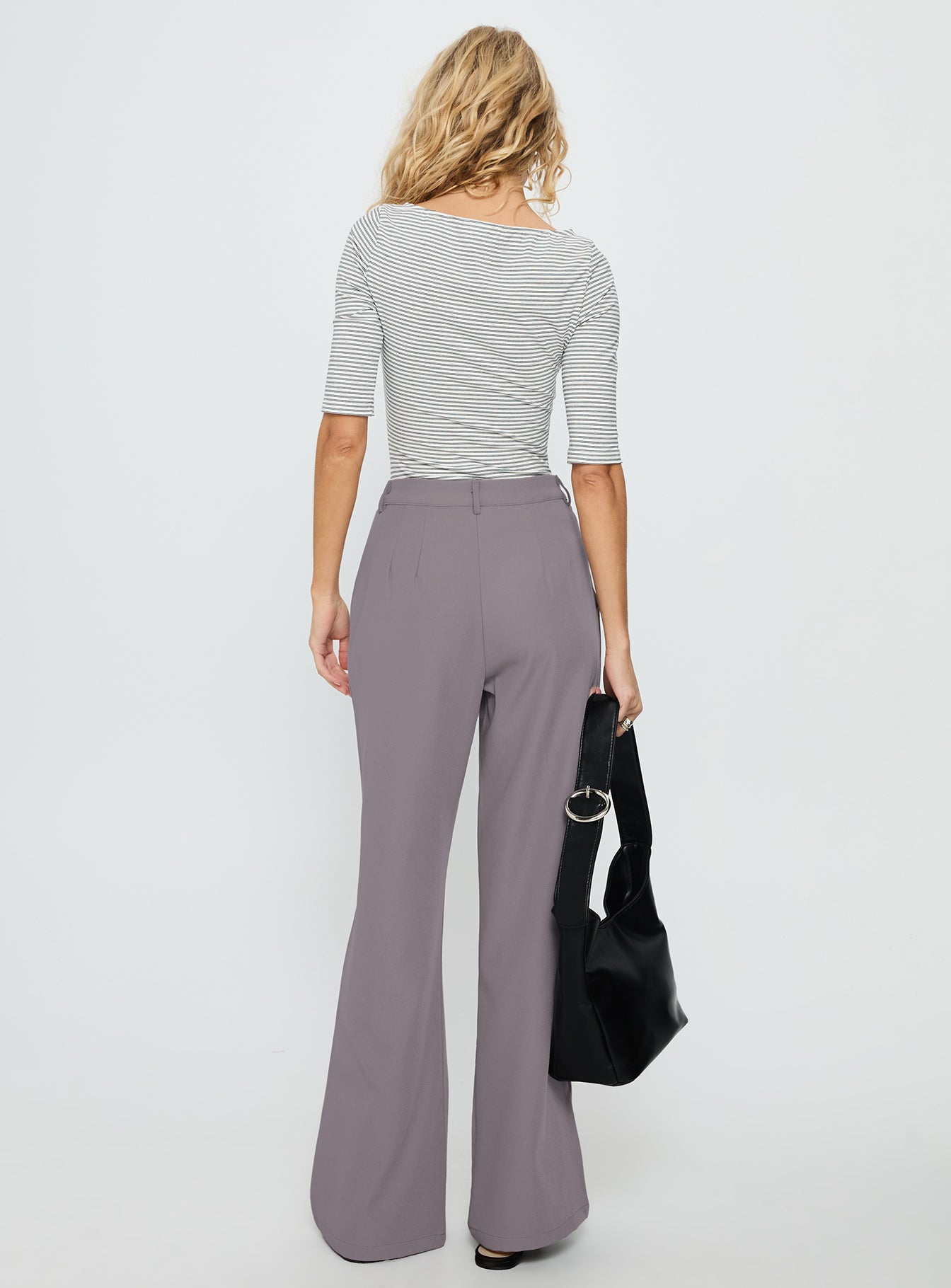 Ambient Wide Leg Pant Grey - Image 5