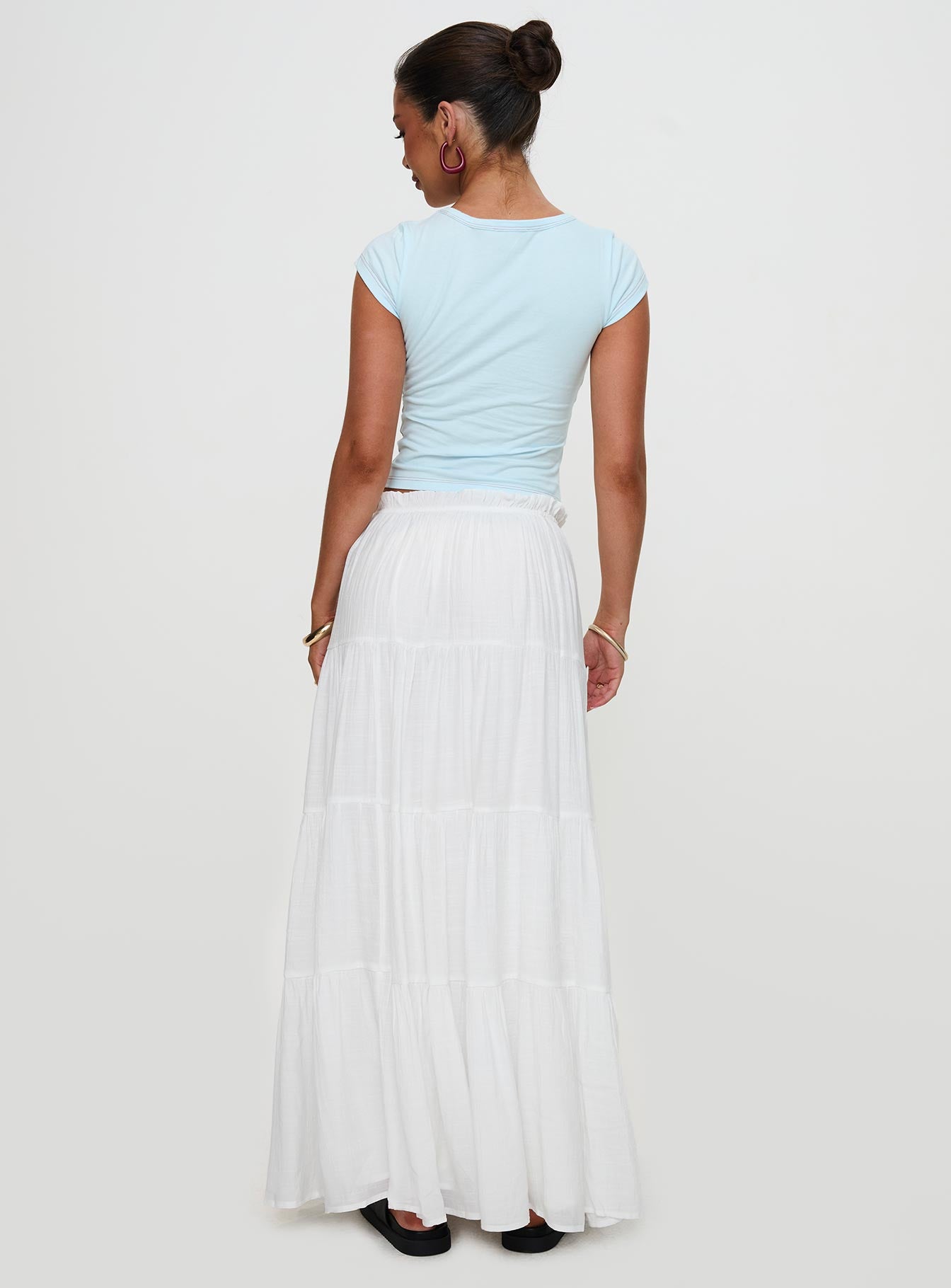 Mya Maxi Skirt White - Image 10