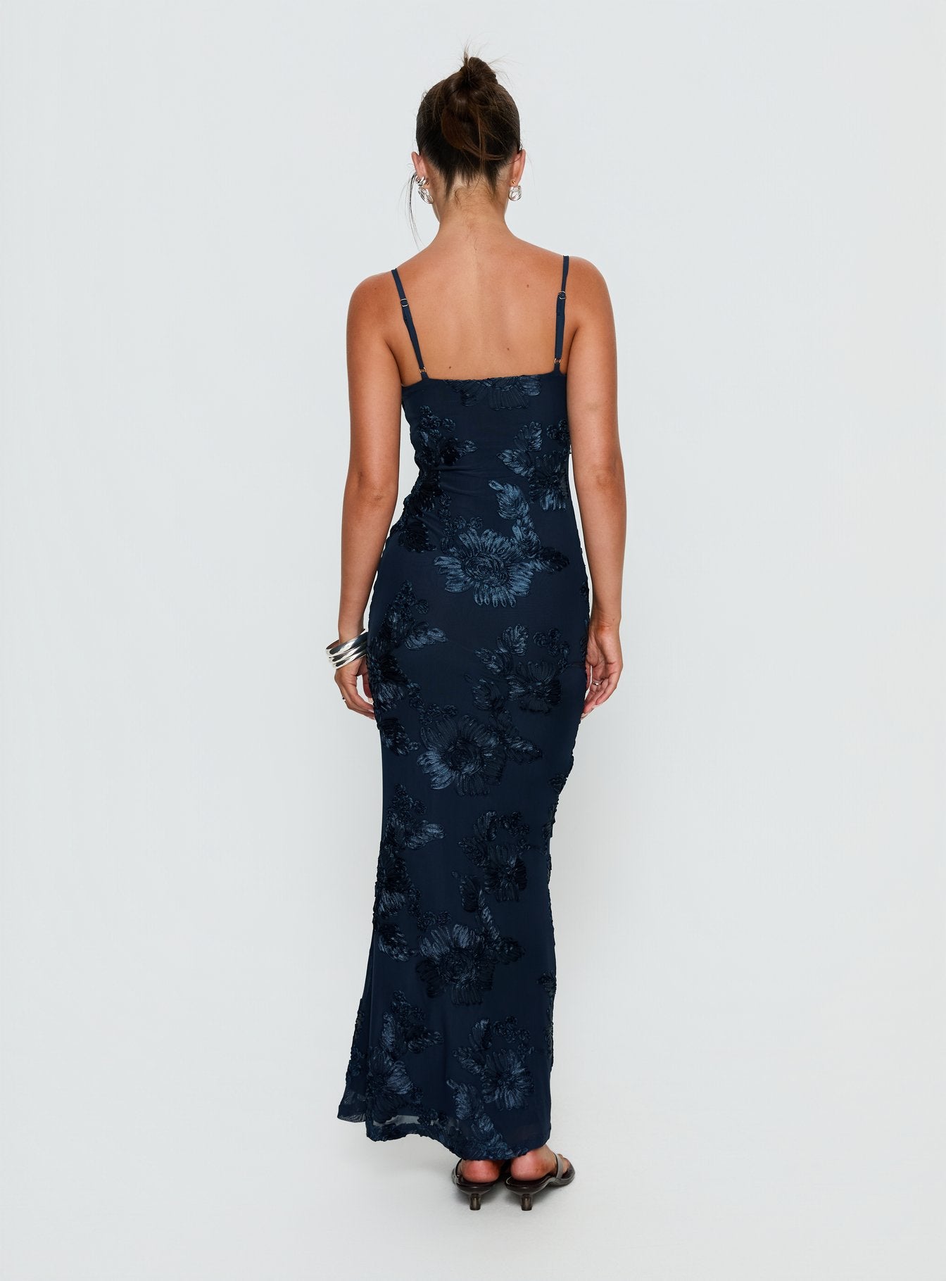 Jacalyn Maxi Dress Navy - Image 4