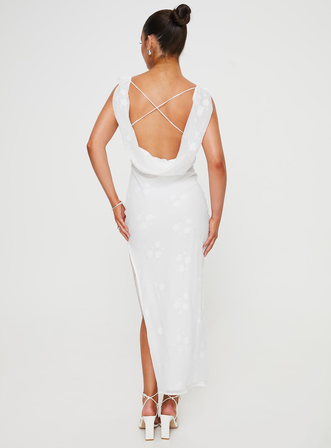 Contessa Maxi Dress White - Image 5