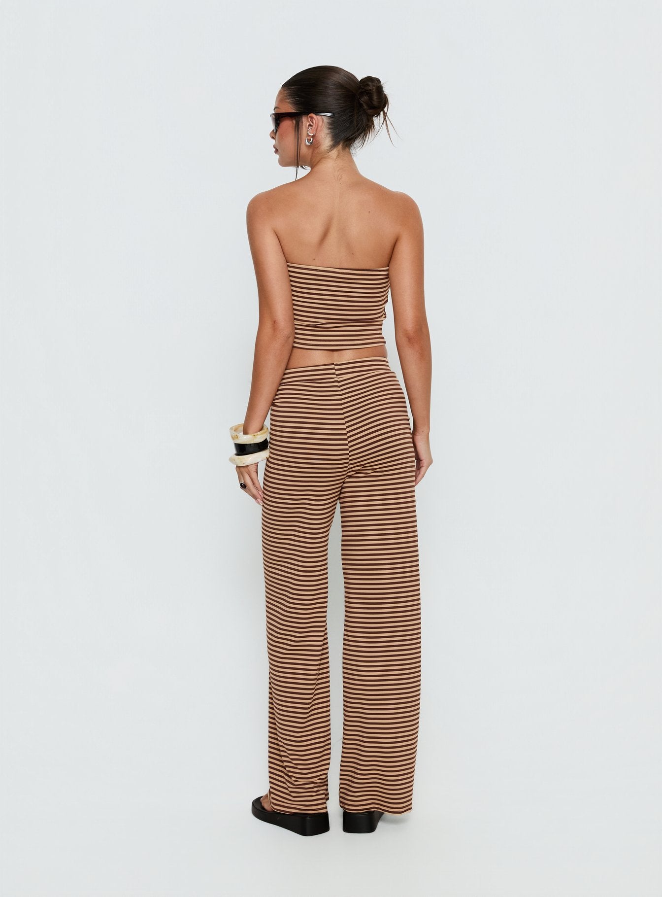 Timora Pants Brown Stripe - Image 5