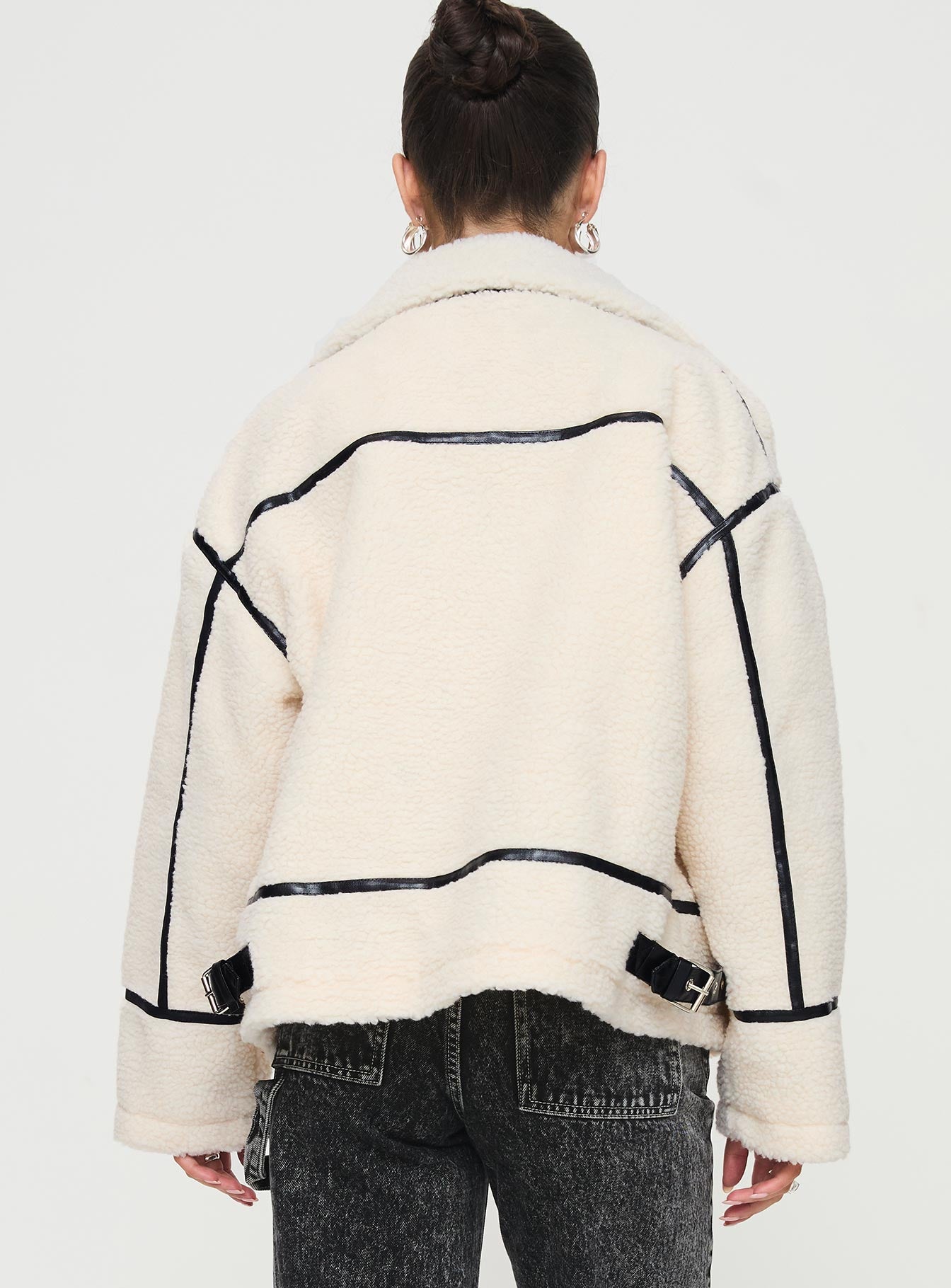 Lumanara Shearling Jacket Cream - Image 4