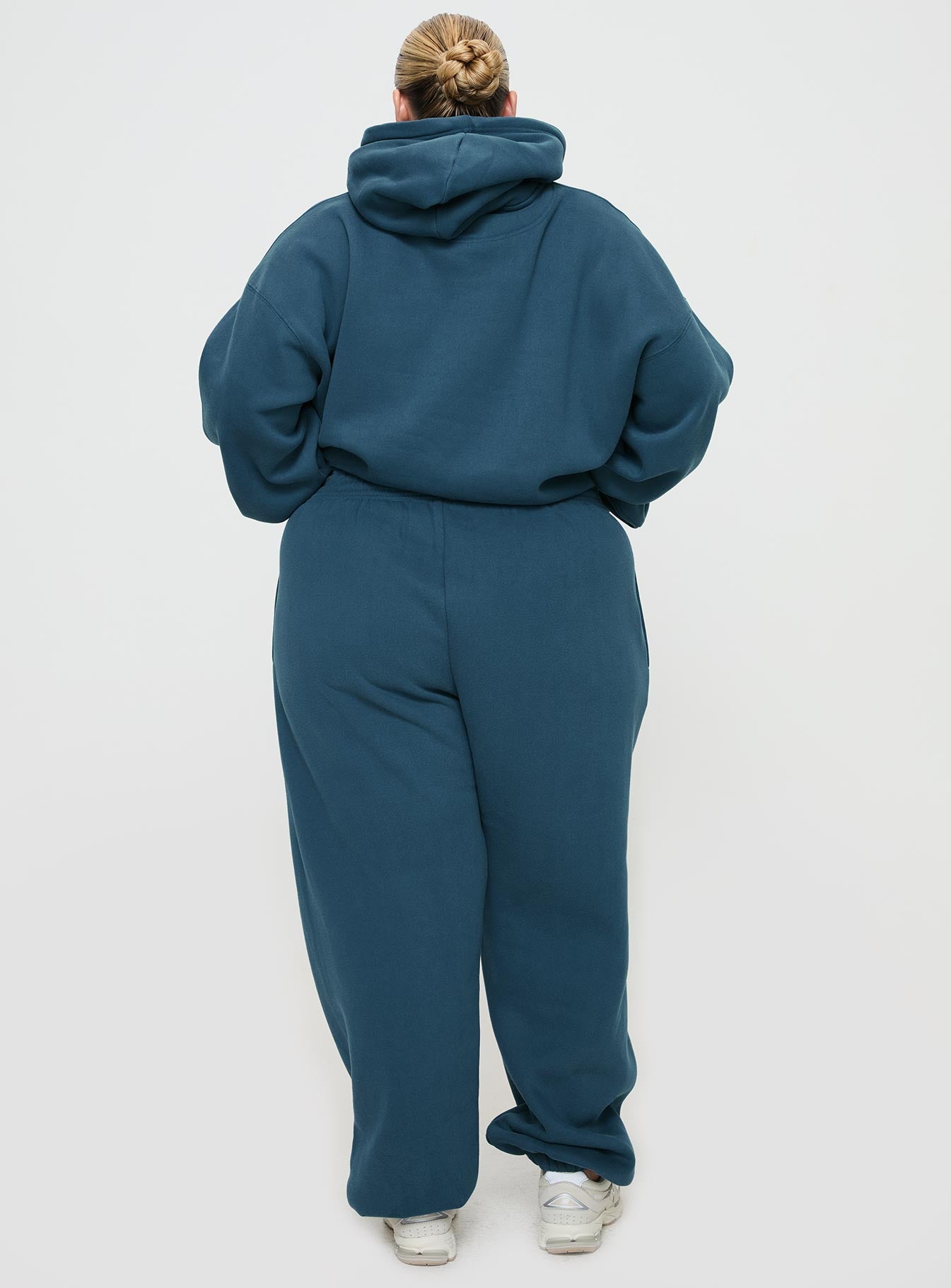 Princess Polly Track Pants Block / Cursive Text Slate Curve - Image 5