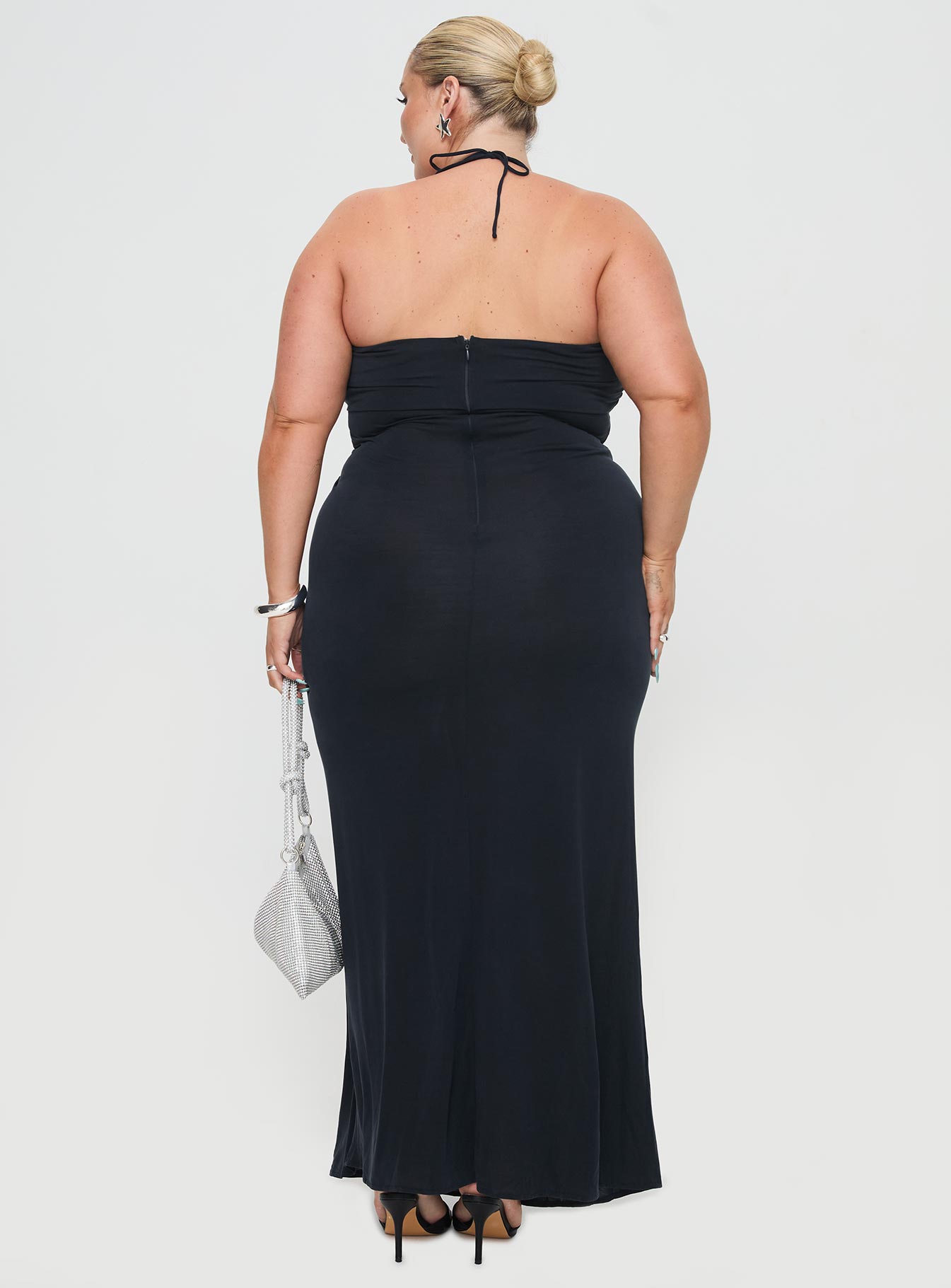 Destinations Maxi Dress Navy Curve - Image 5