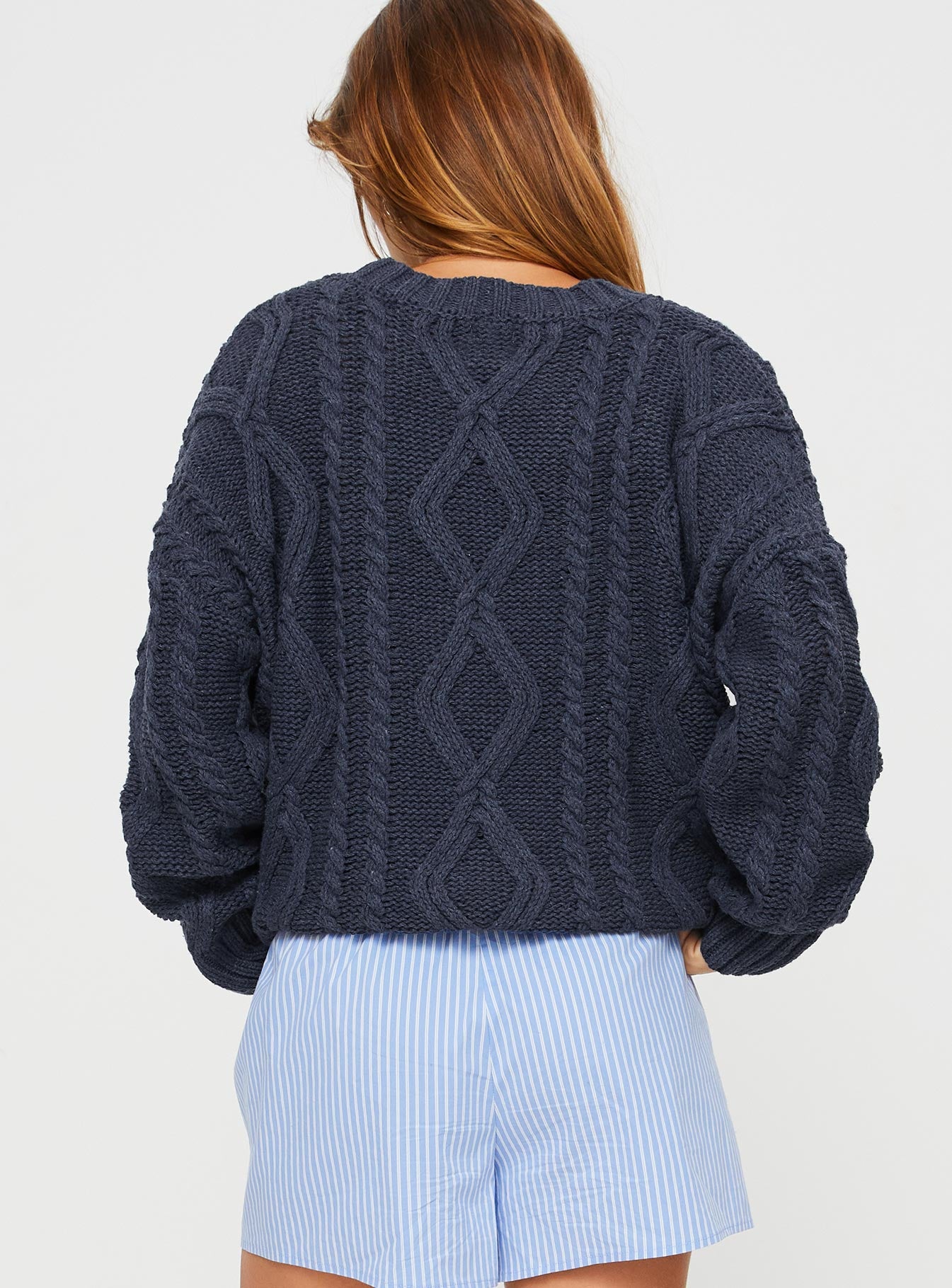 Anaya Oversized Sweater Navy - Image 5