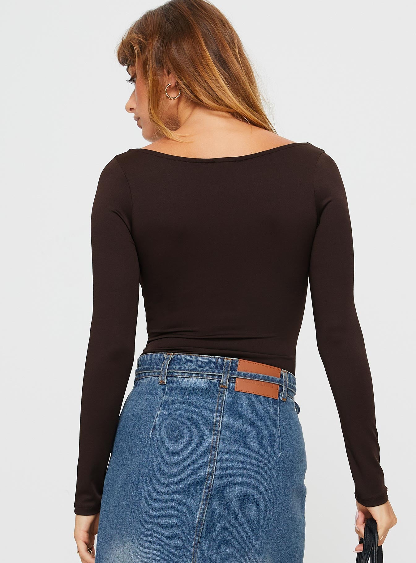 Ellery Bodysuit Brown - Image 5