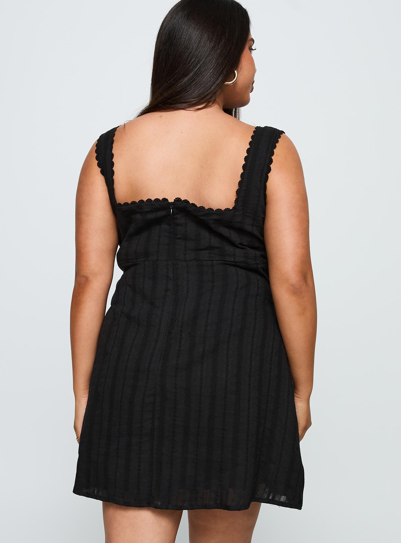 Dasha Mini Dress Black Curve - Image 4