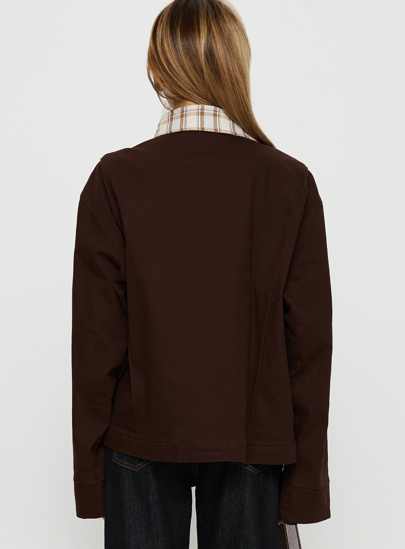 Soraia Workwear Jacket Brown - Image 5