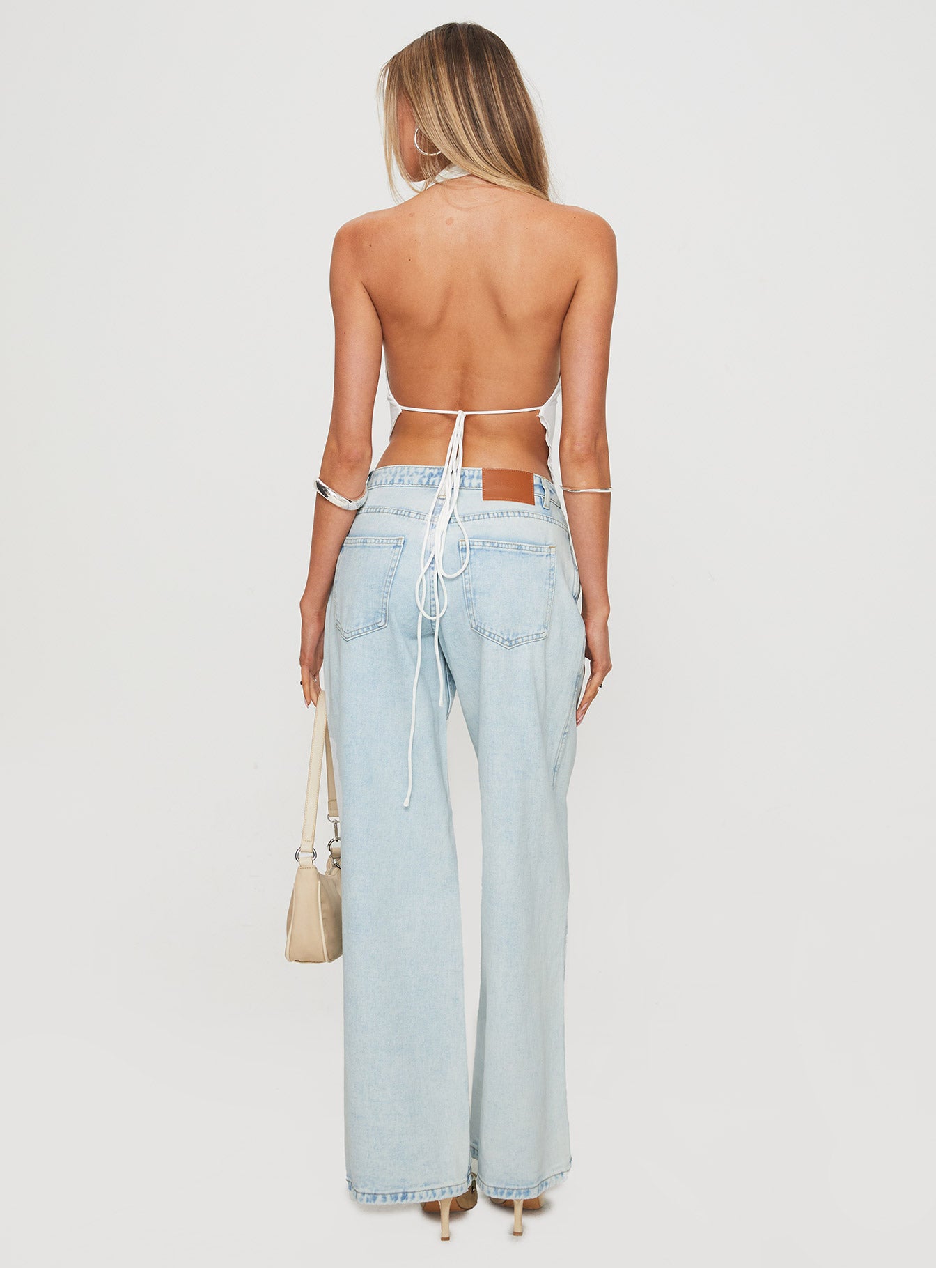 Brayden Low Rise Relaxed Jeans Light Acid Wash - Image 5