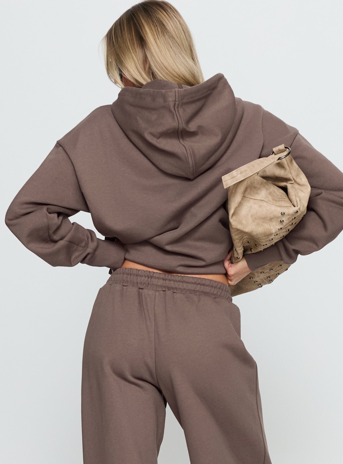 All Day Oversized Hoodie Mocha - Image 5