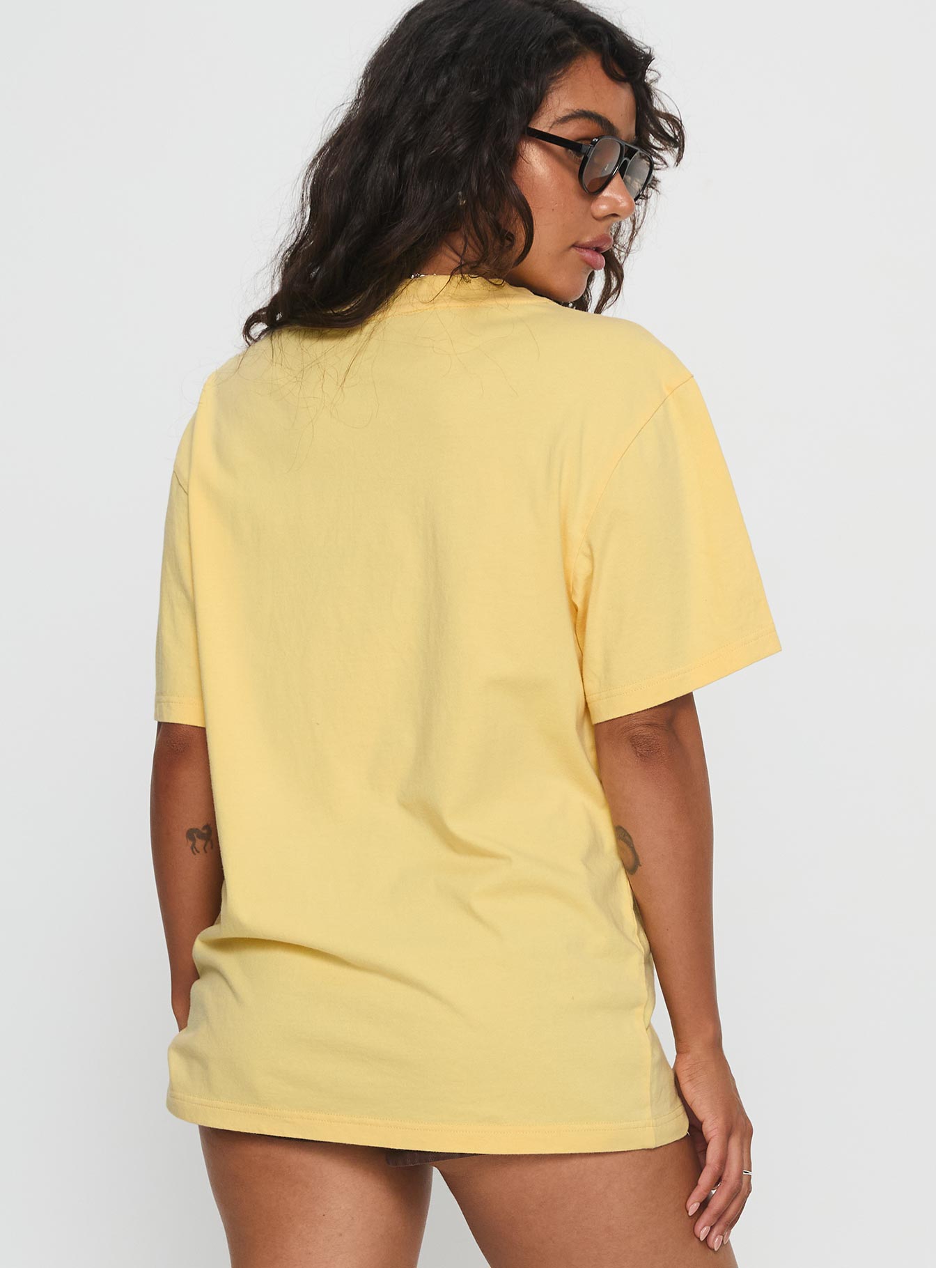 Corvette Legends Oversized Graphic Top Yellow - Image 4