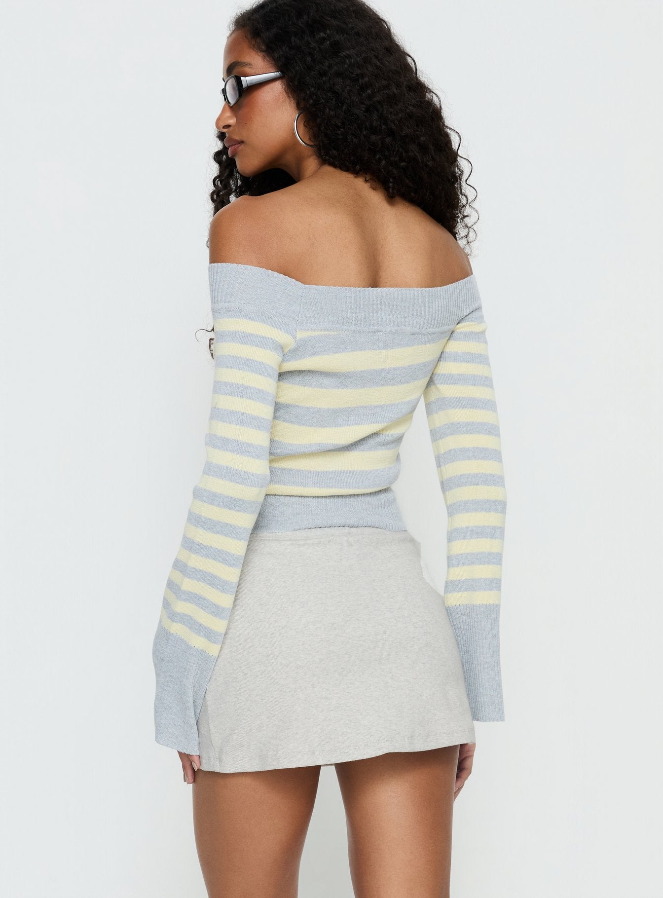 Baseline Rib Skort Grey Marle - Image 5