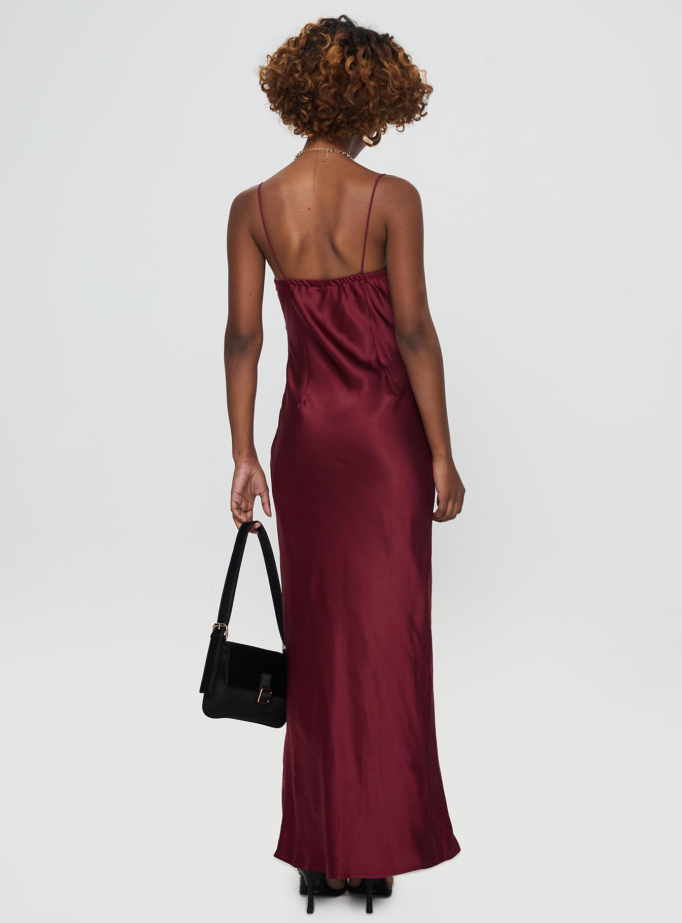 Marilyn Maxi Dress Wine - Image 6
