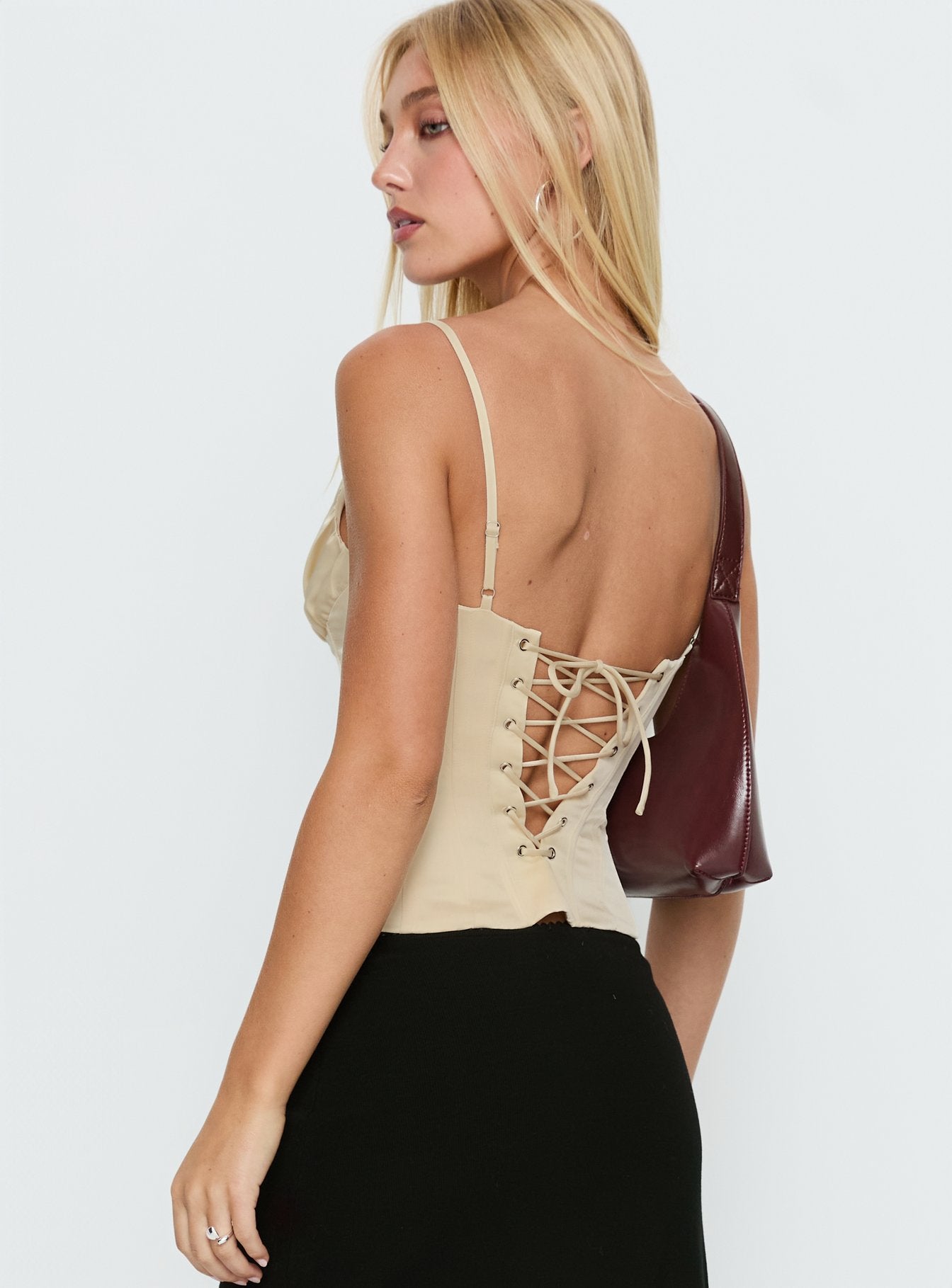Scorsese Corset Top Champagne - Image 4