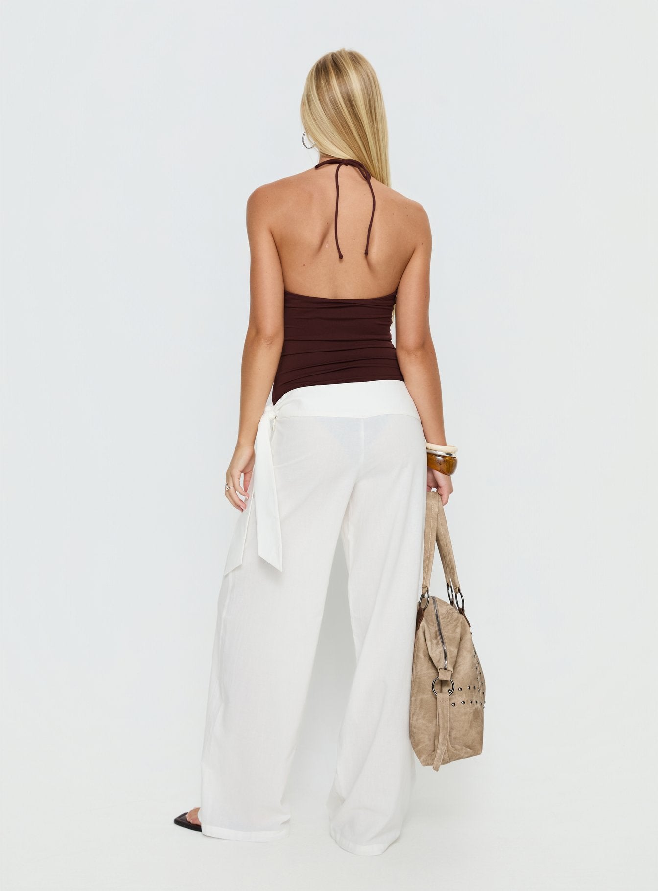 Wave Dancer Tie Pant White - Image 5