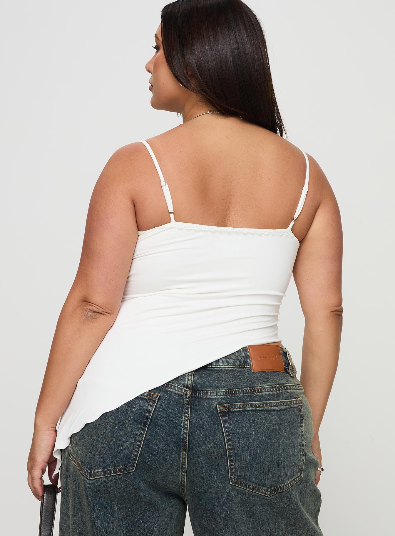 Amabella Asymmetric Top White Curve - Image 5
