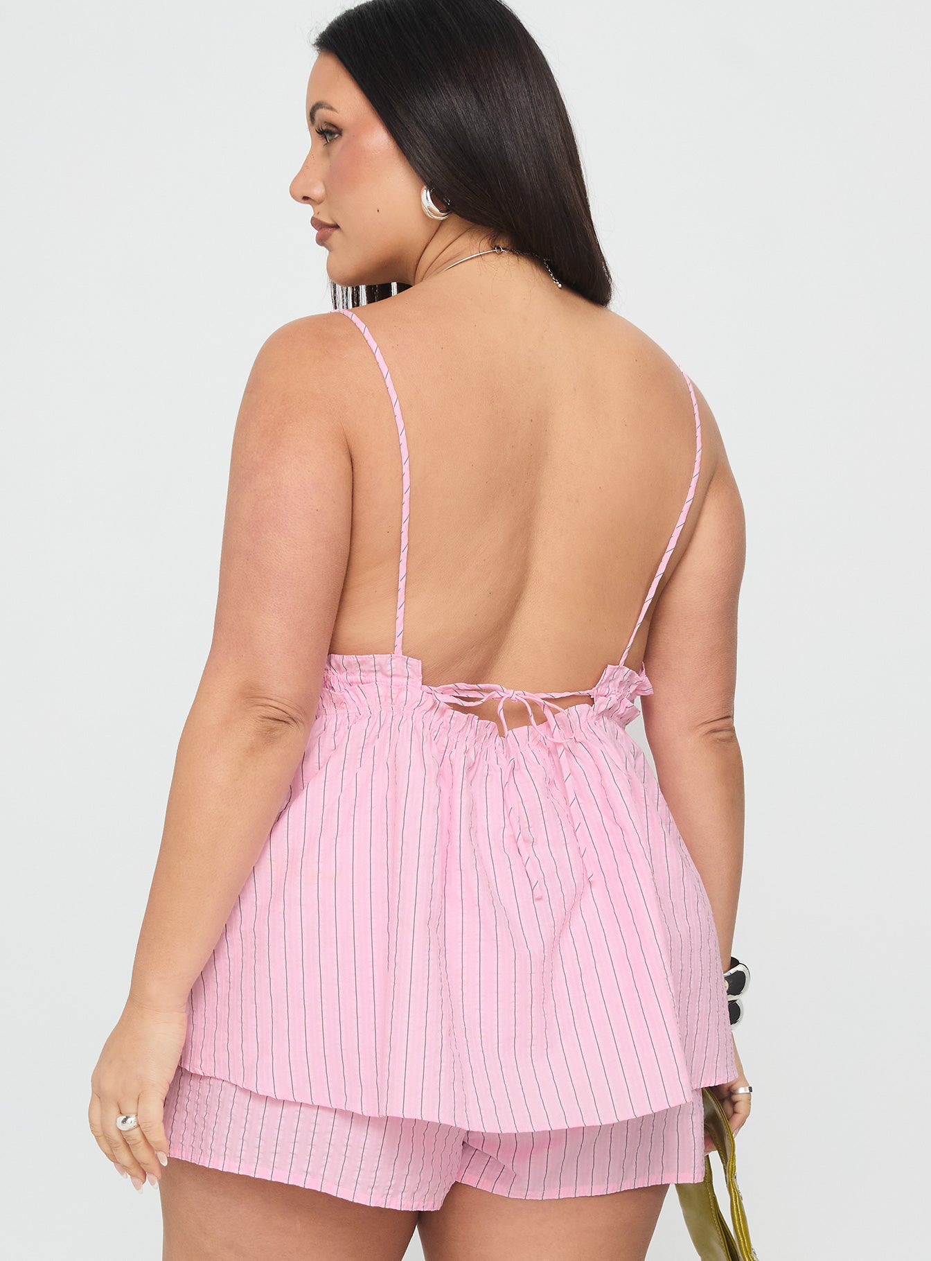 Abigayle Top Pink Stripe Curve - Image 5