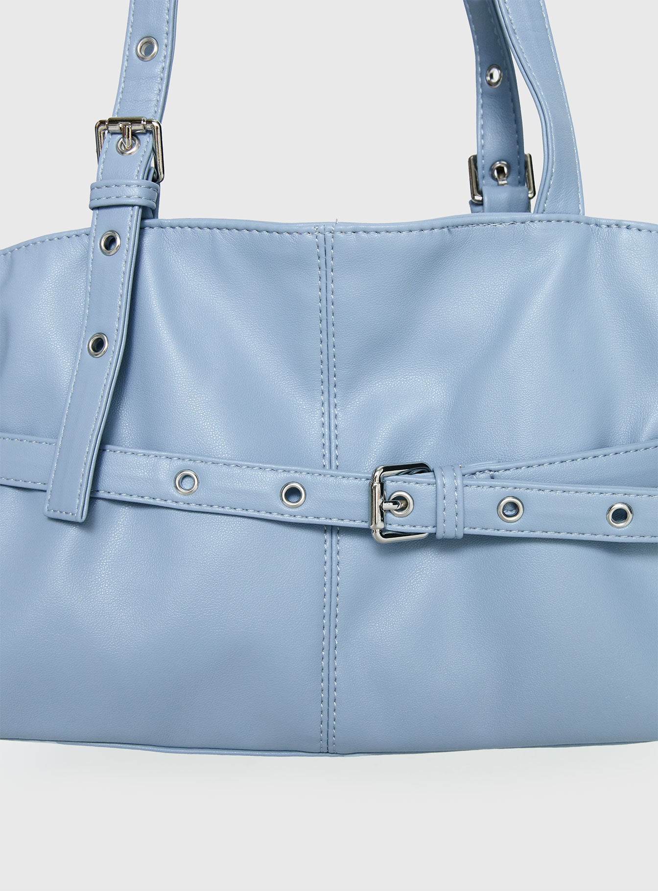 Sabyna Buckle Shoulder Bag Blue - Image 5