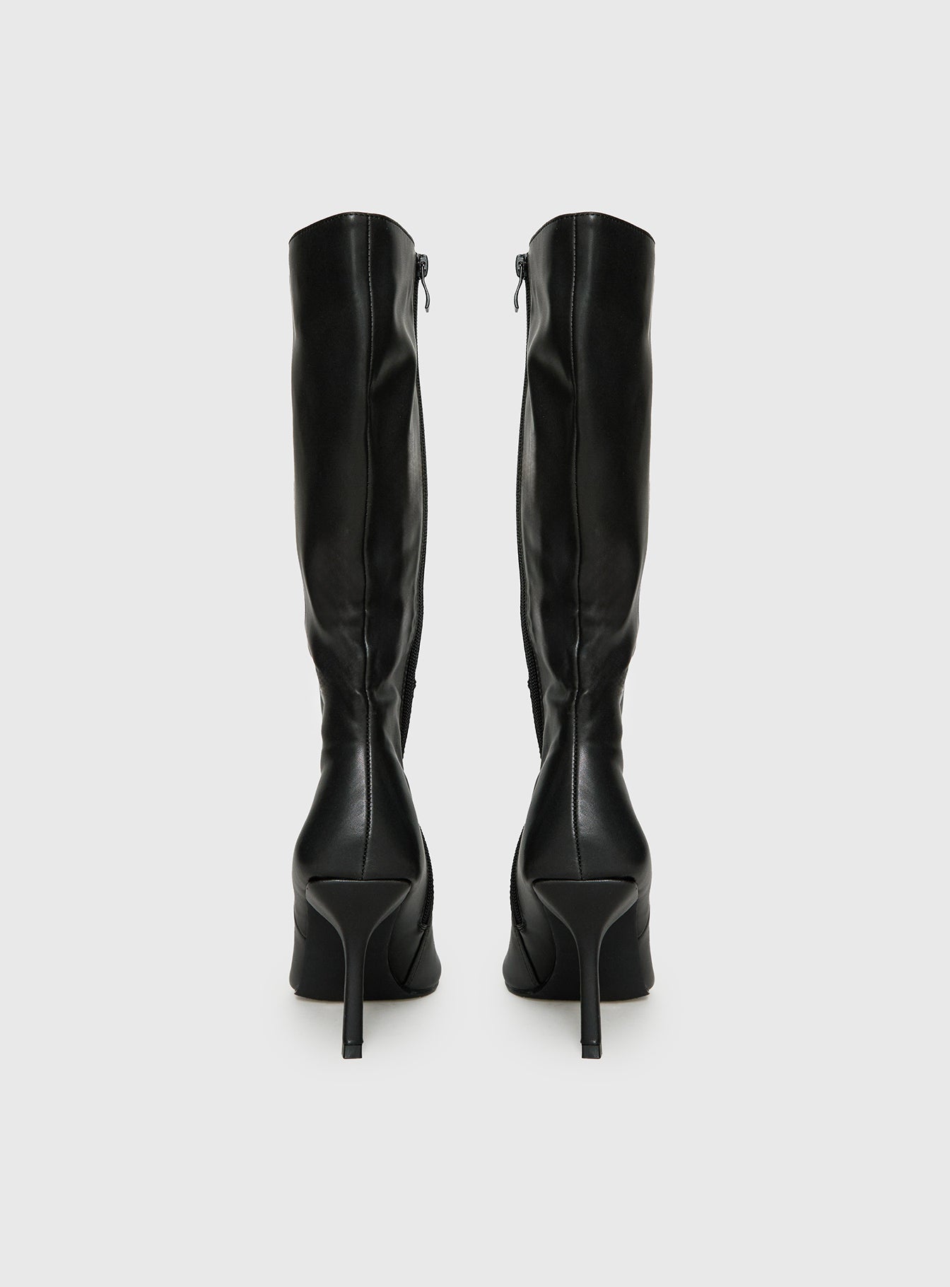 Elodiee Knee High Boots Black - Image 4
