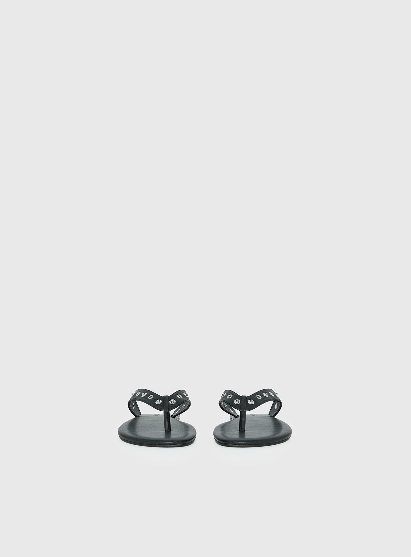 Lyana Eyelet Detail Sandals Black - Image 4