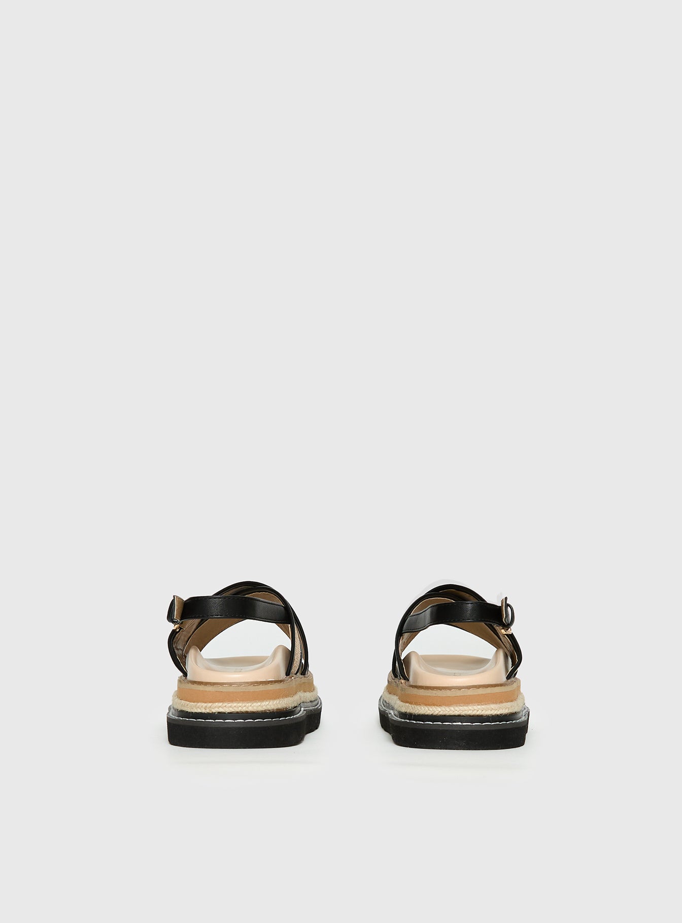Odi Sandals Tan / Black - Image 4