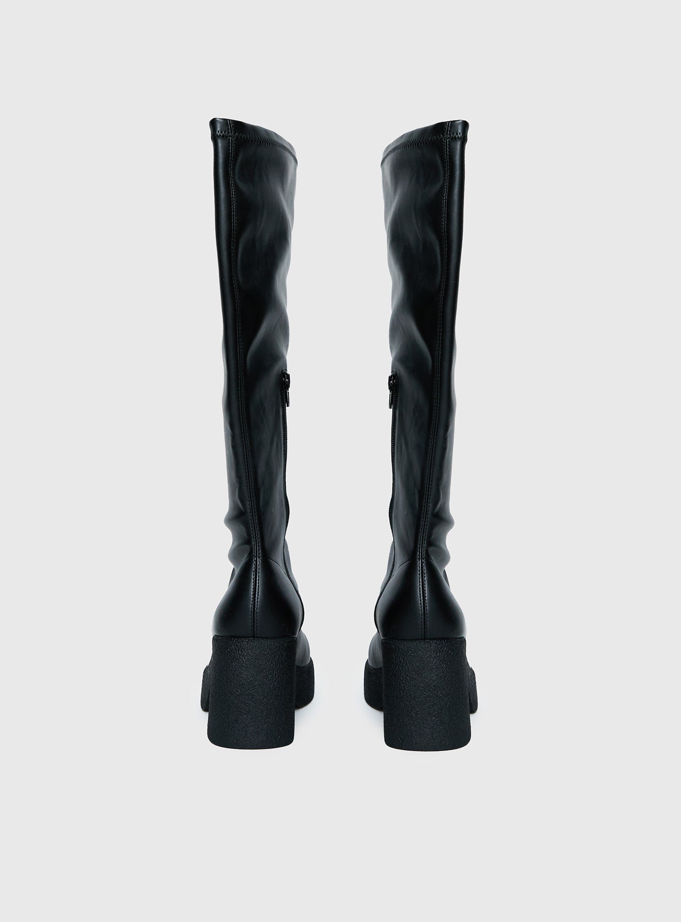 Westcott Knee High Boots Black - Image 4