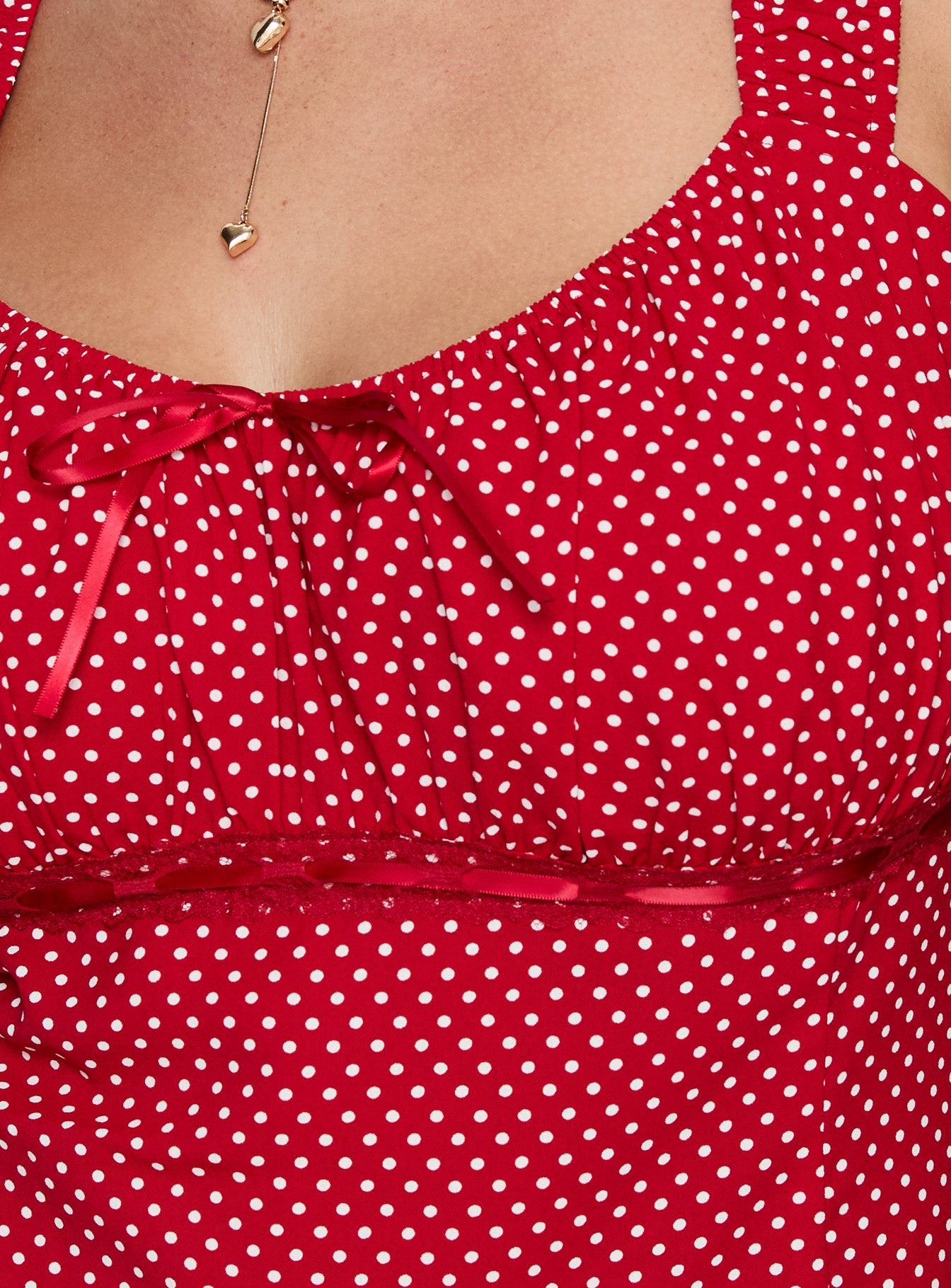 Garconne Top Red Polka Curve - Image 6