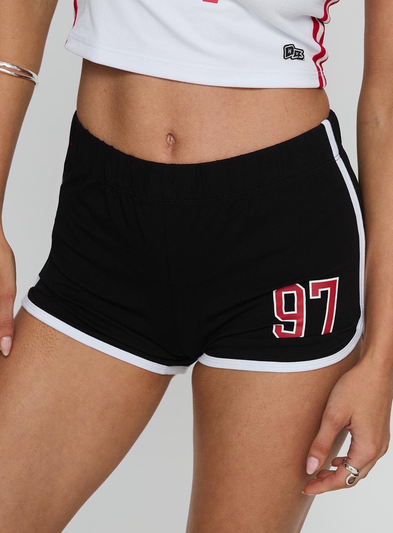 SDSU Old School Mini Short Black - Image 6
