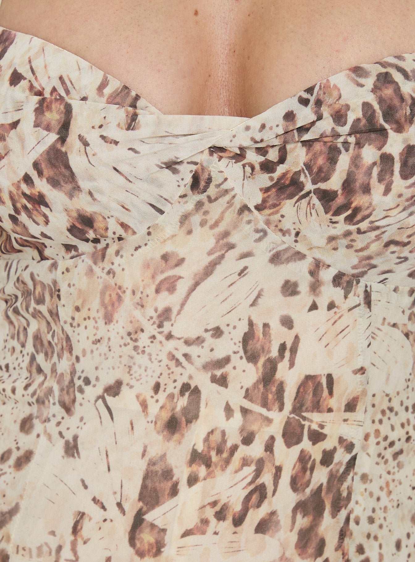 Call Me Instead Halter Playsuit Animal - Image 6