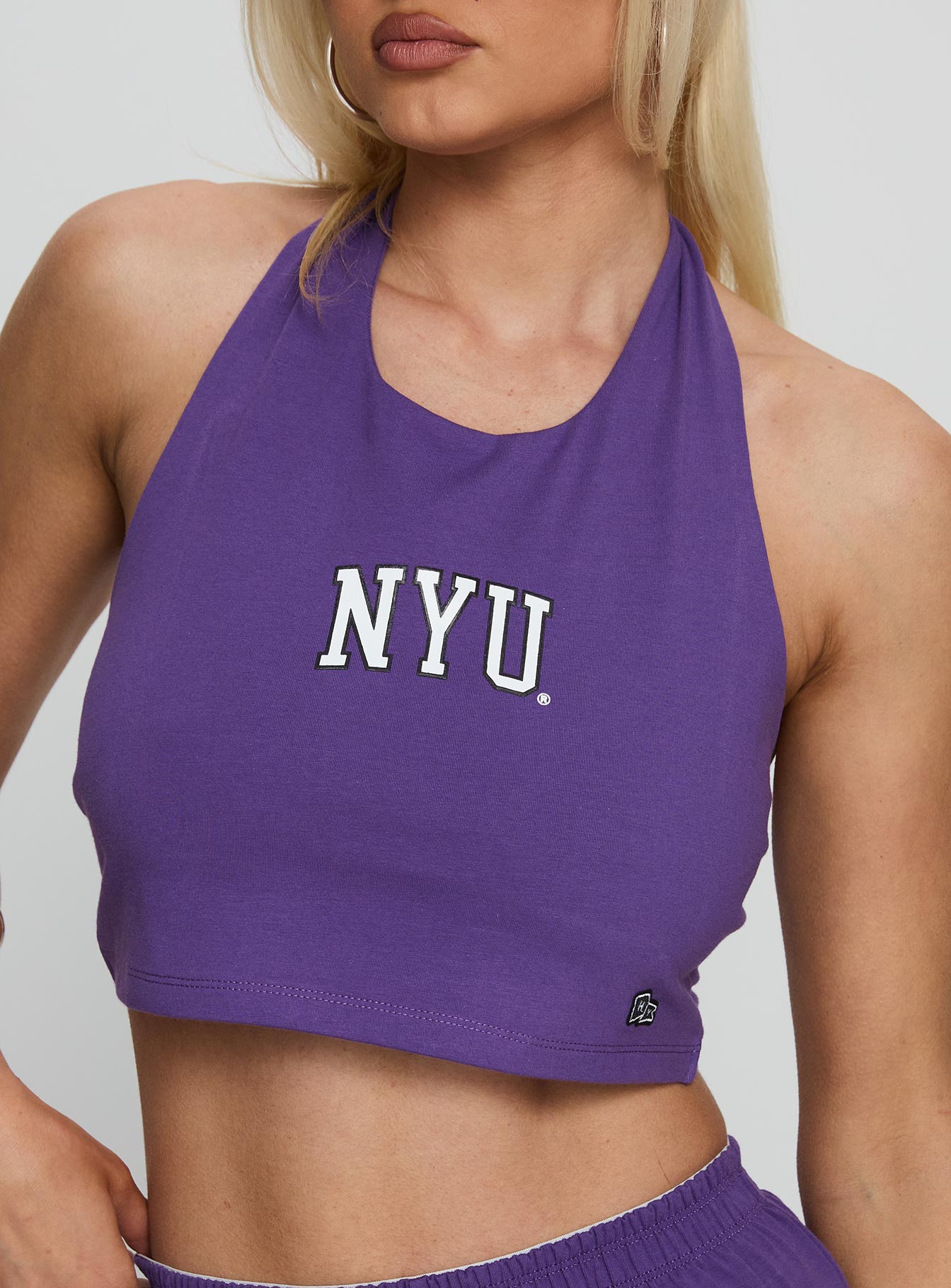 NYU Tailgate Halter Top Violet - Image 5