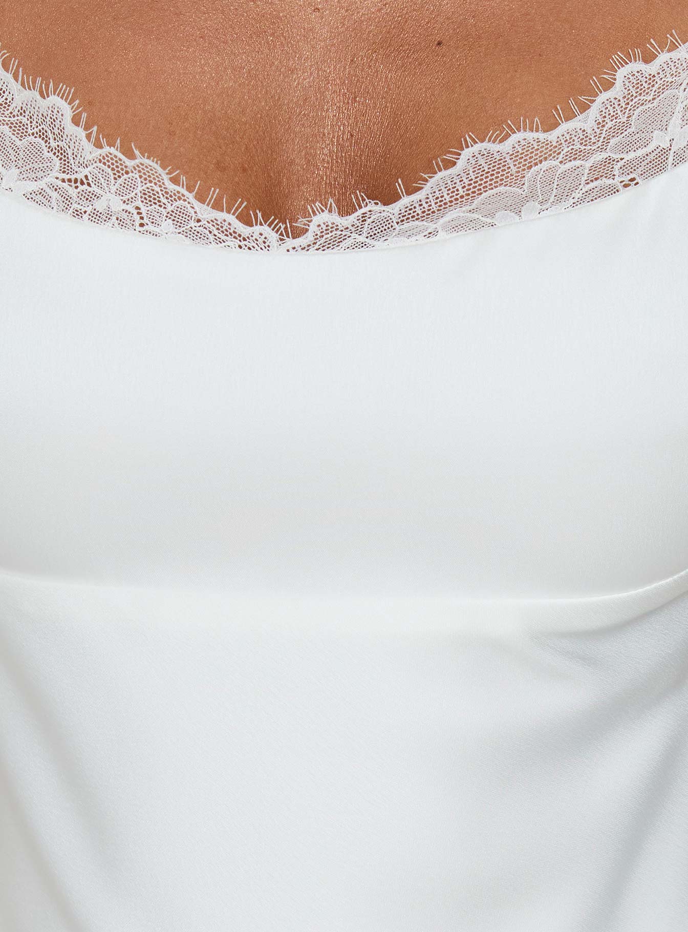 Serabelle Lace Mini Dress White - Image 6