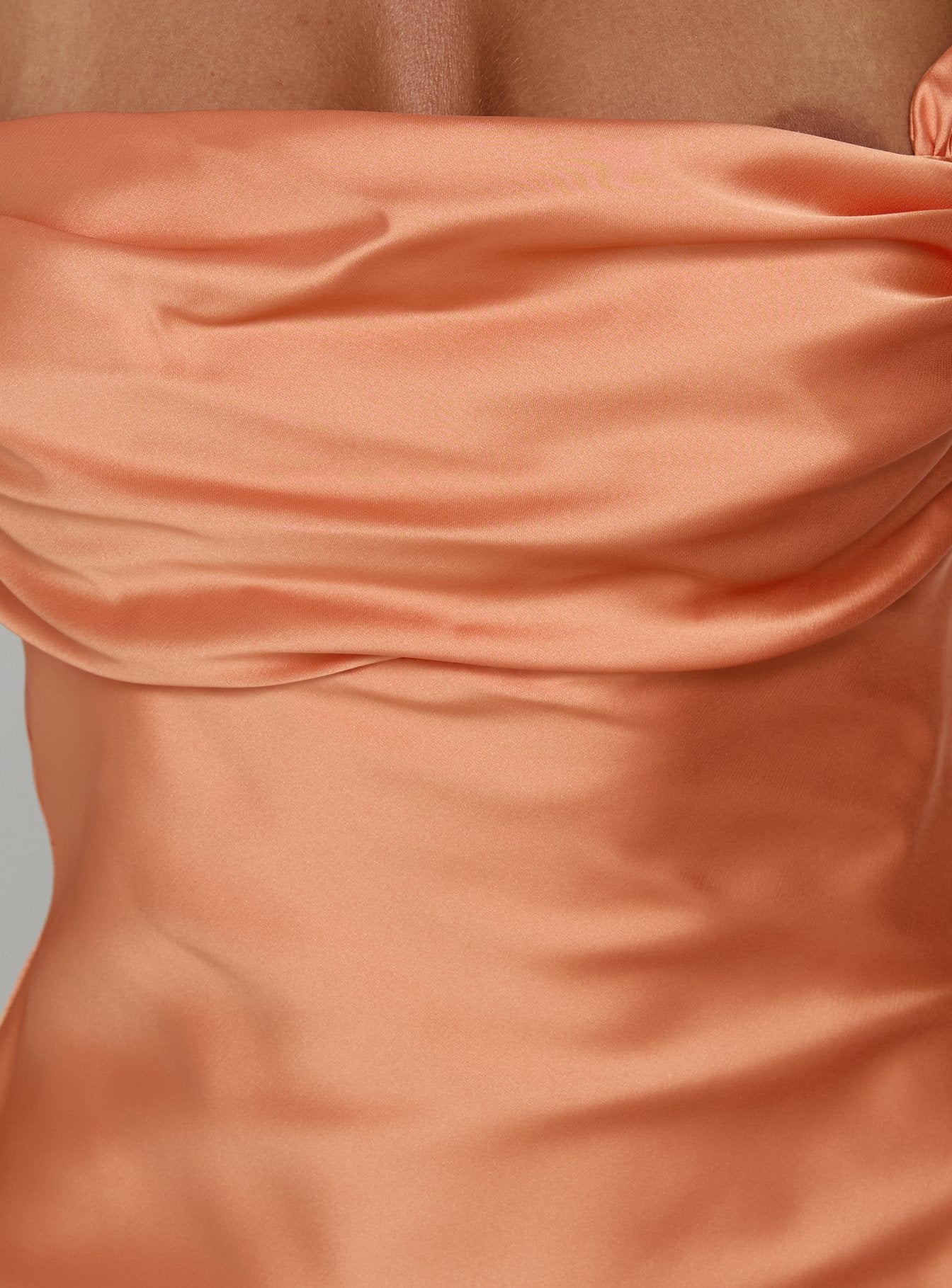 Azura Off The Shoulder Maxi Dress Orange - Image 6