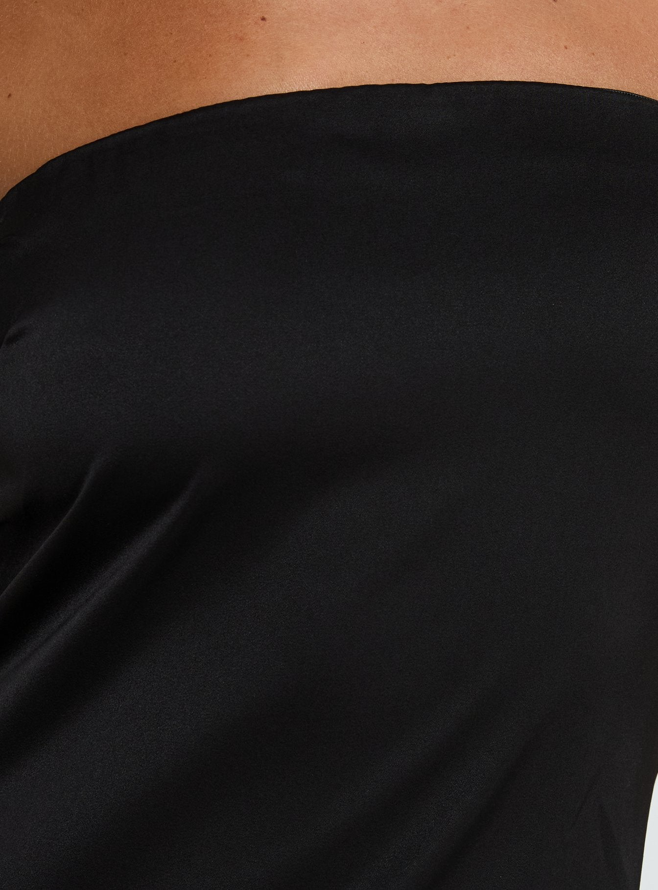 Lamia Strapless Asymmetrical Top Black - Image 6