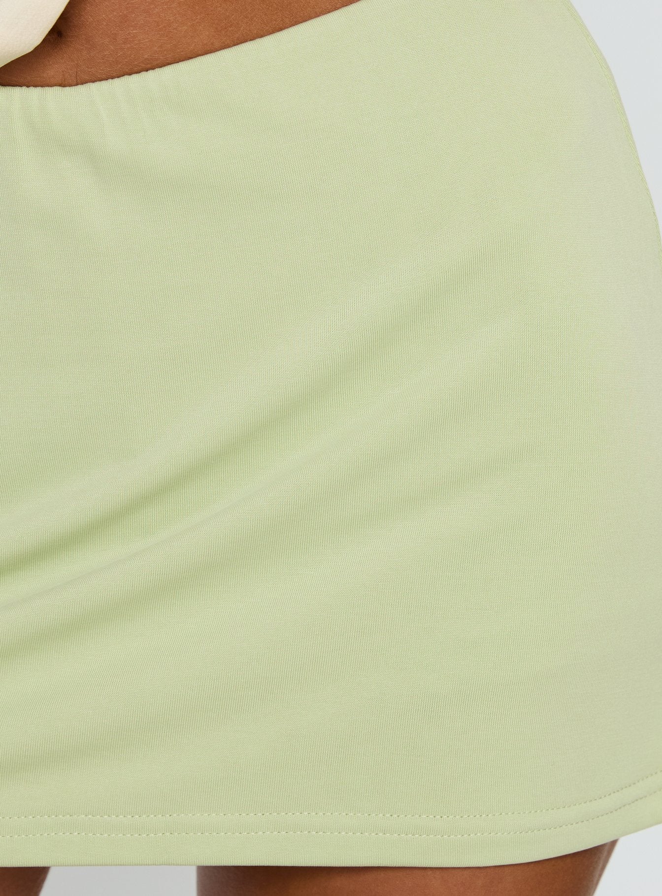 Brennah Jersey Mini Skort Pistachio - Image 6