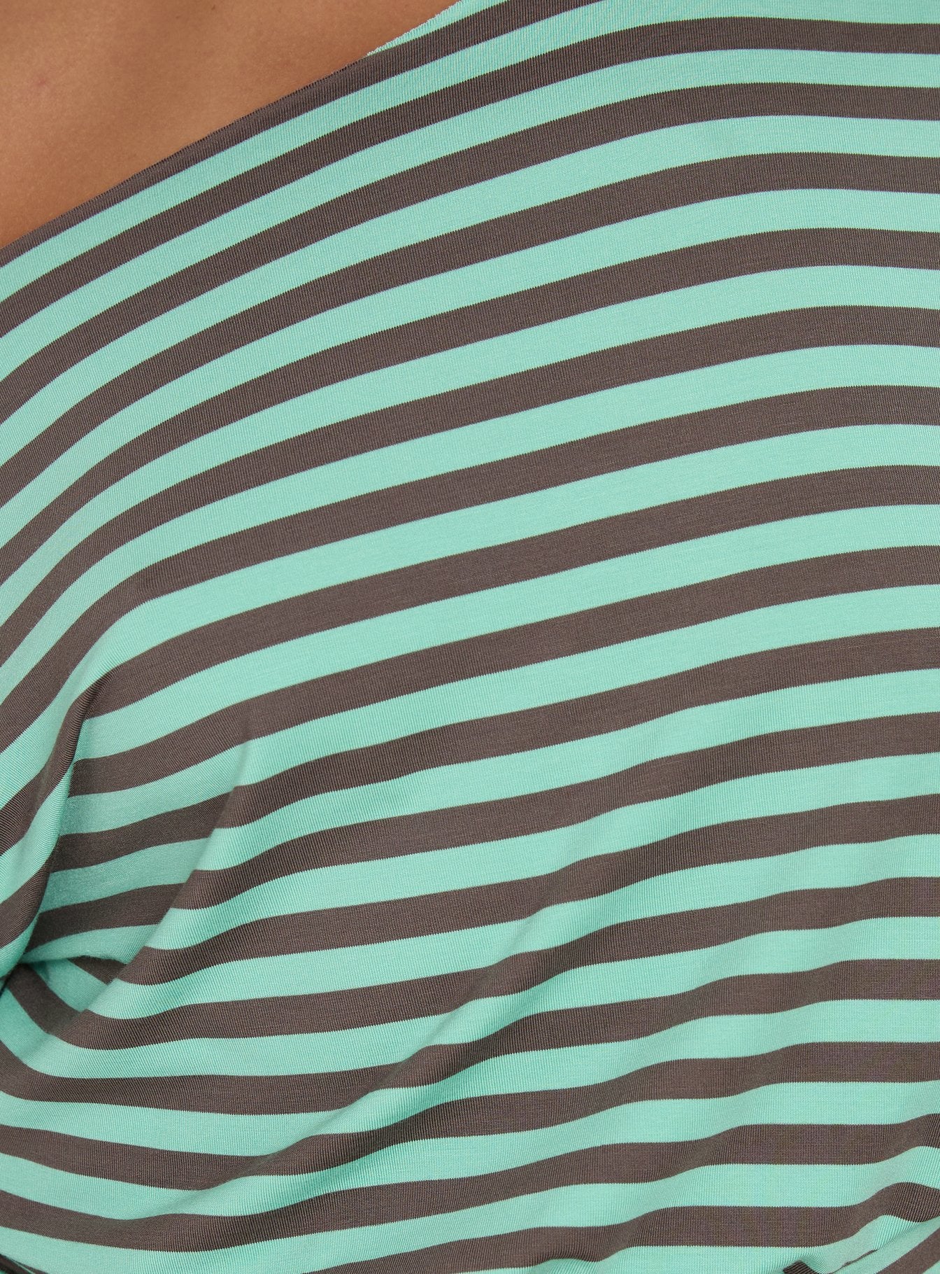 Ashlinn Off Shoulder Drapey Top Stripe - Image 6