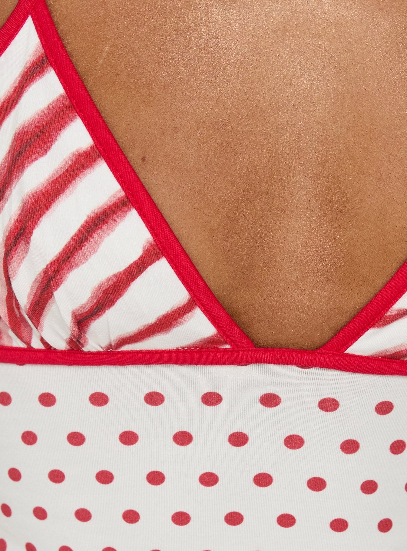 Aelina Halter Top Red / White Polka Dot - Image 6