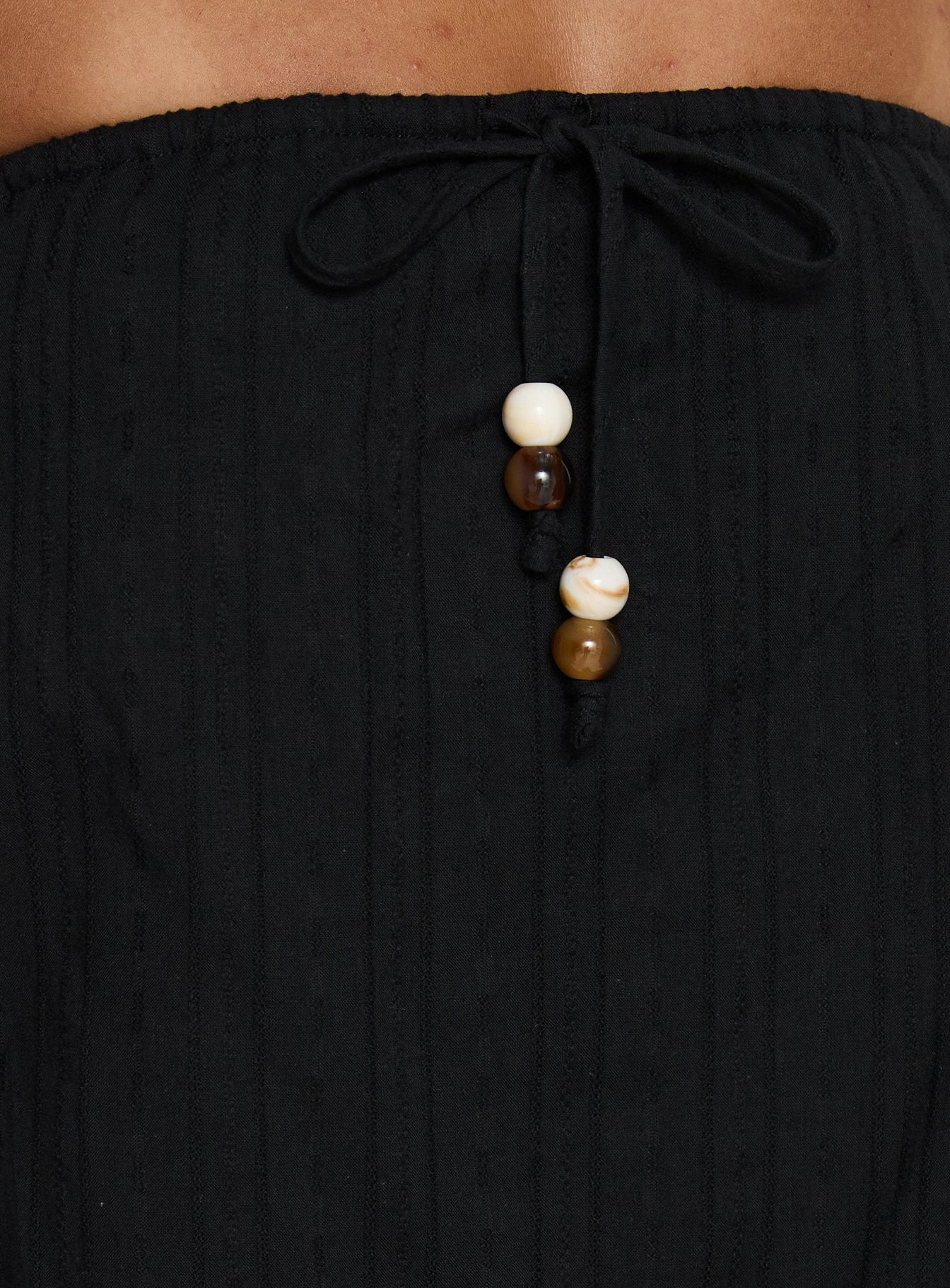Isafelia Strapless Playsuit Black - Image 6