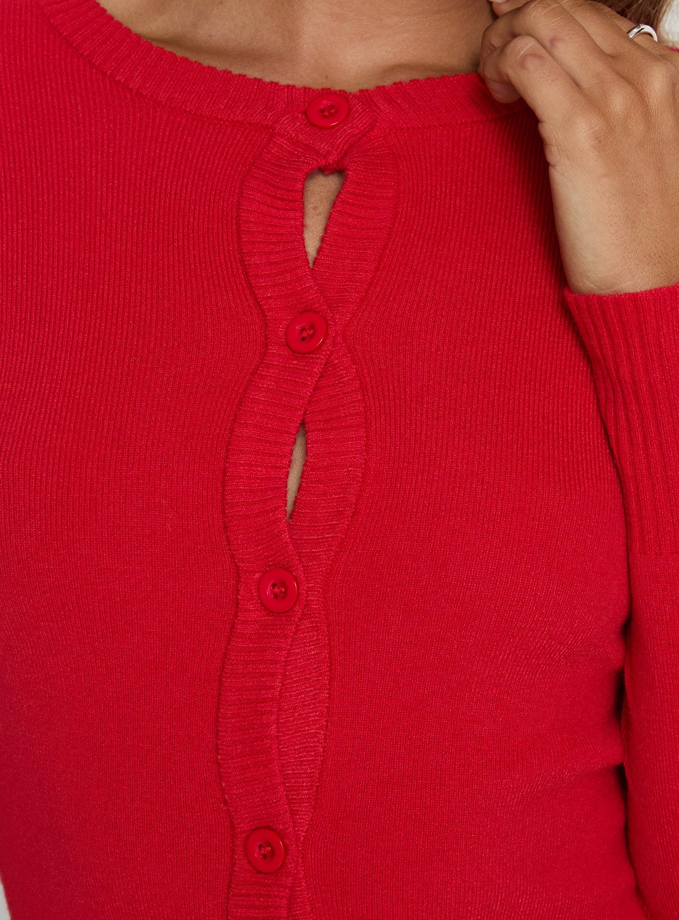 Lauraine Cardigan Red - Image 6