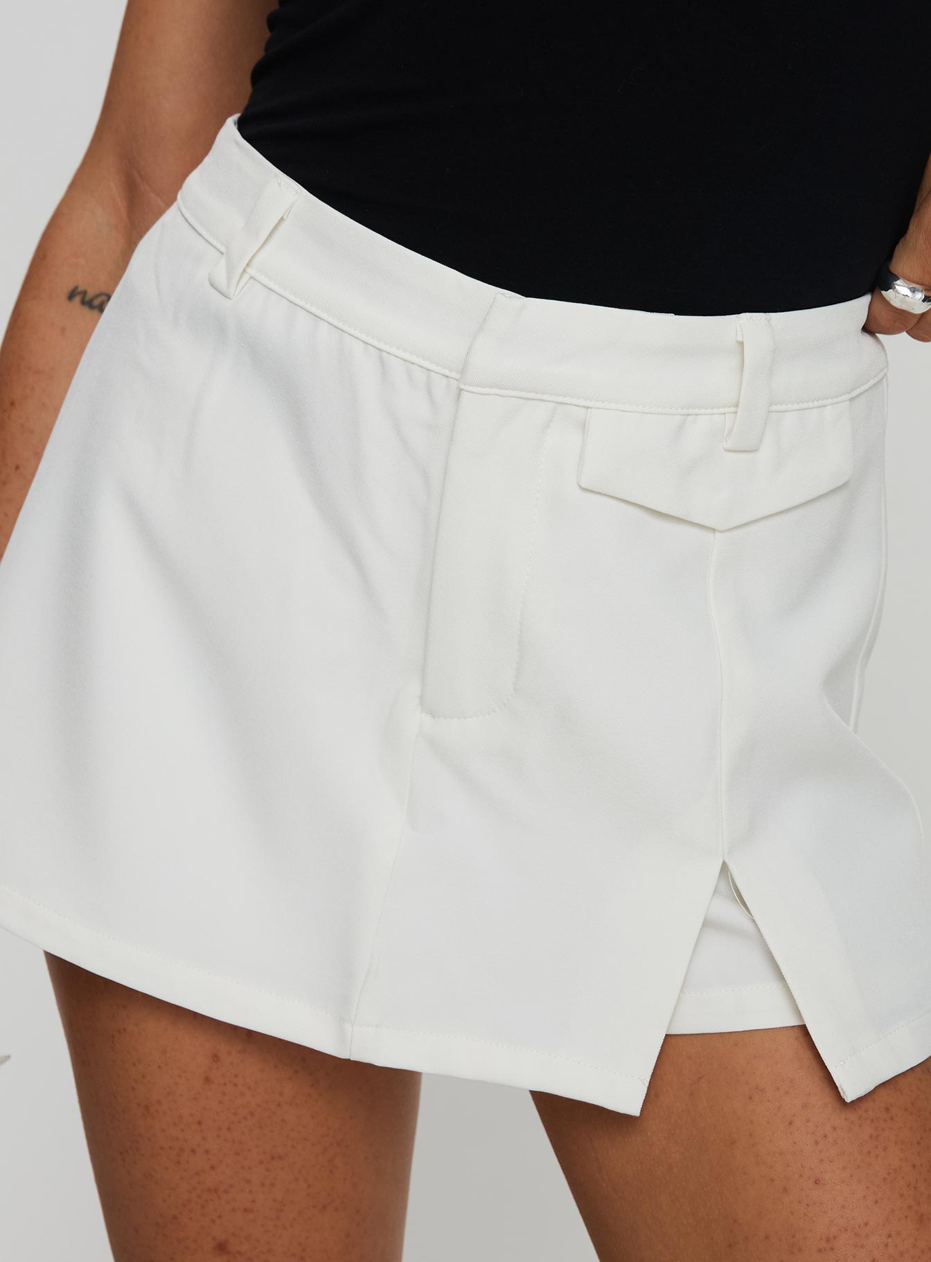 Deuce Split Skort White - Image 6