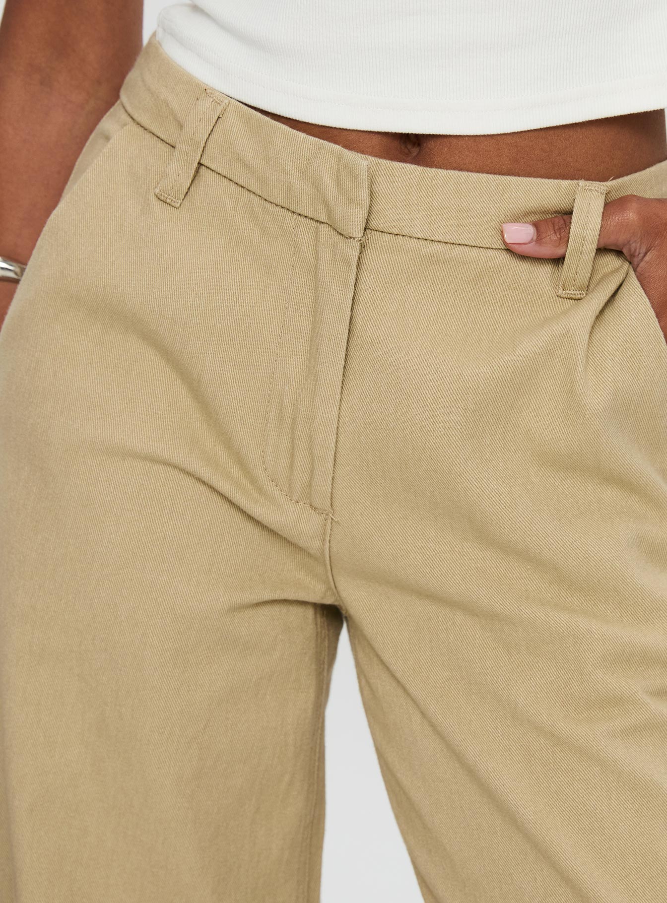 Latitude High Rise Wide Leg Pants Beige - Image 6