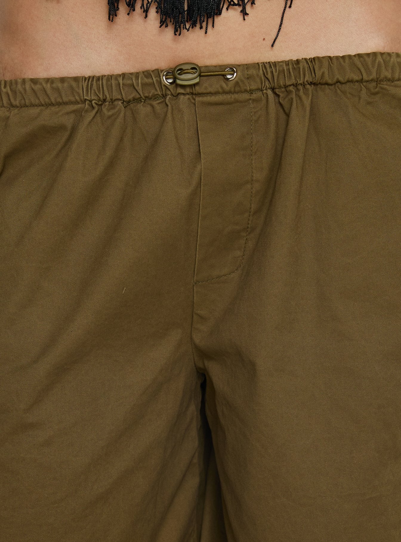 Allyza Baggy Cargo Shorts Olive - Image 6