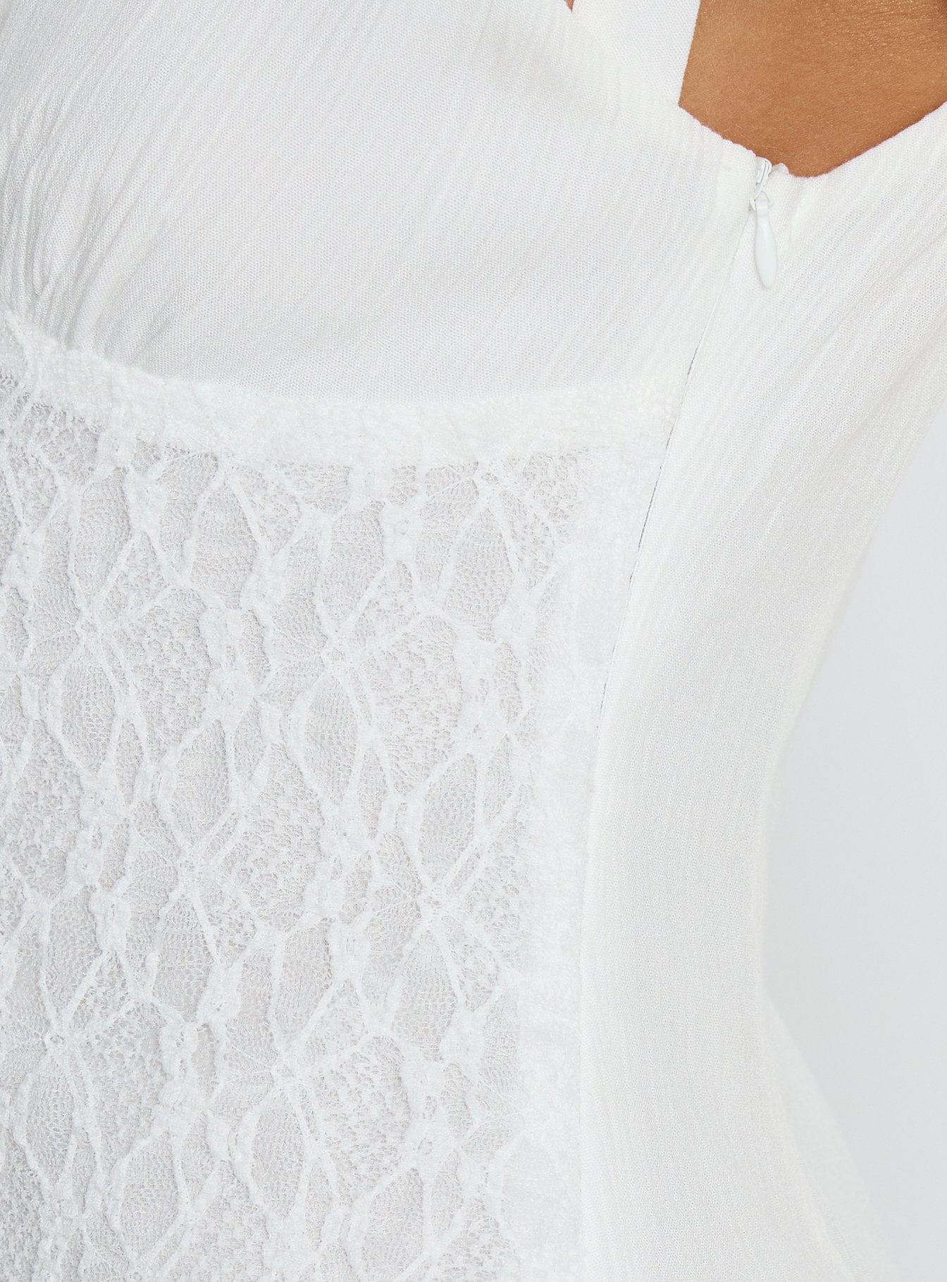 Danira Midi Dress White - Image 6