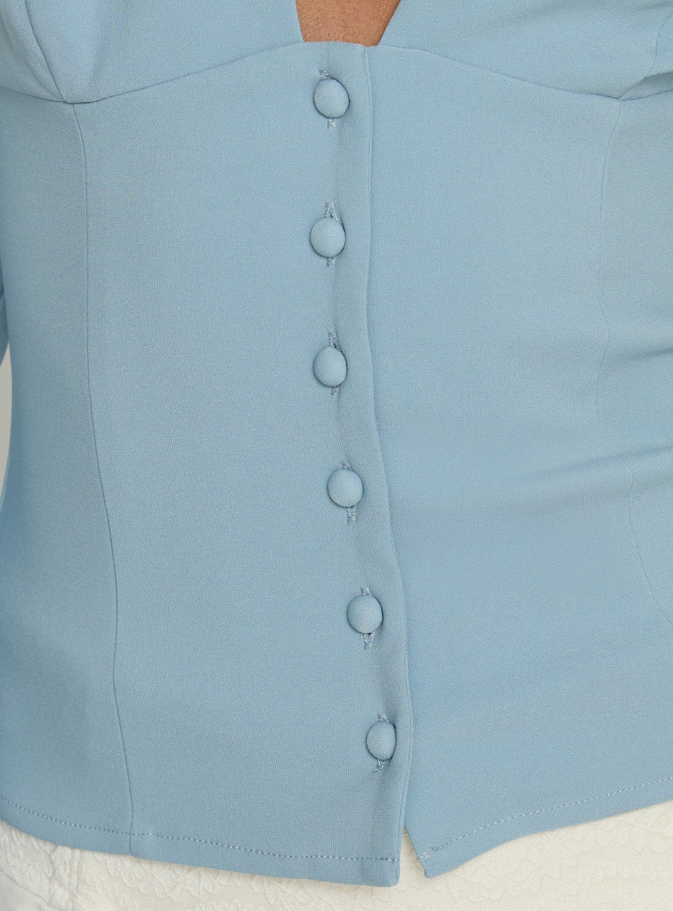 Serefina Long Sleeve Top Blue - Image 6