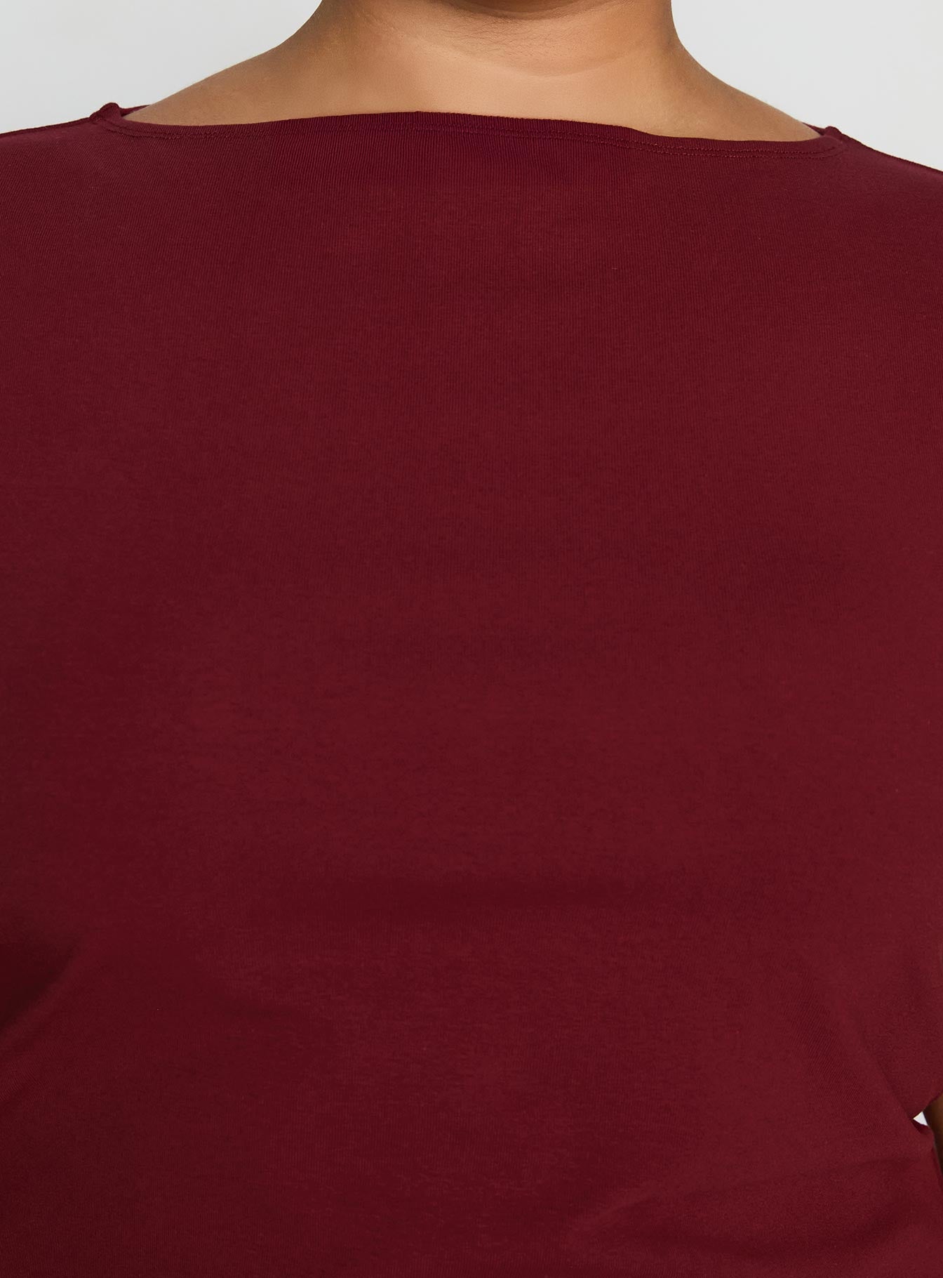 Zimmie Mini Dress Burgundy Curve - Image 6