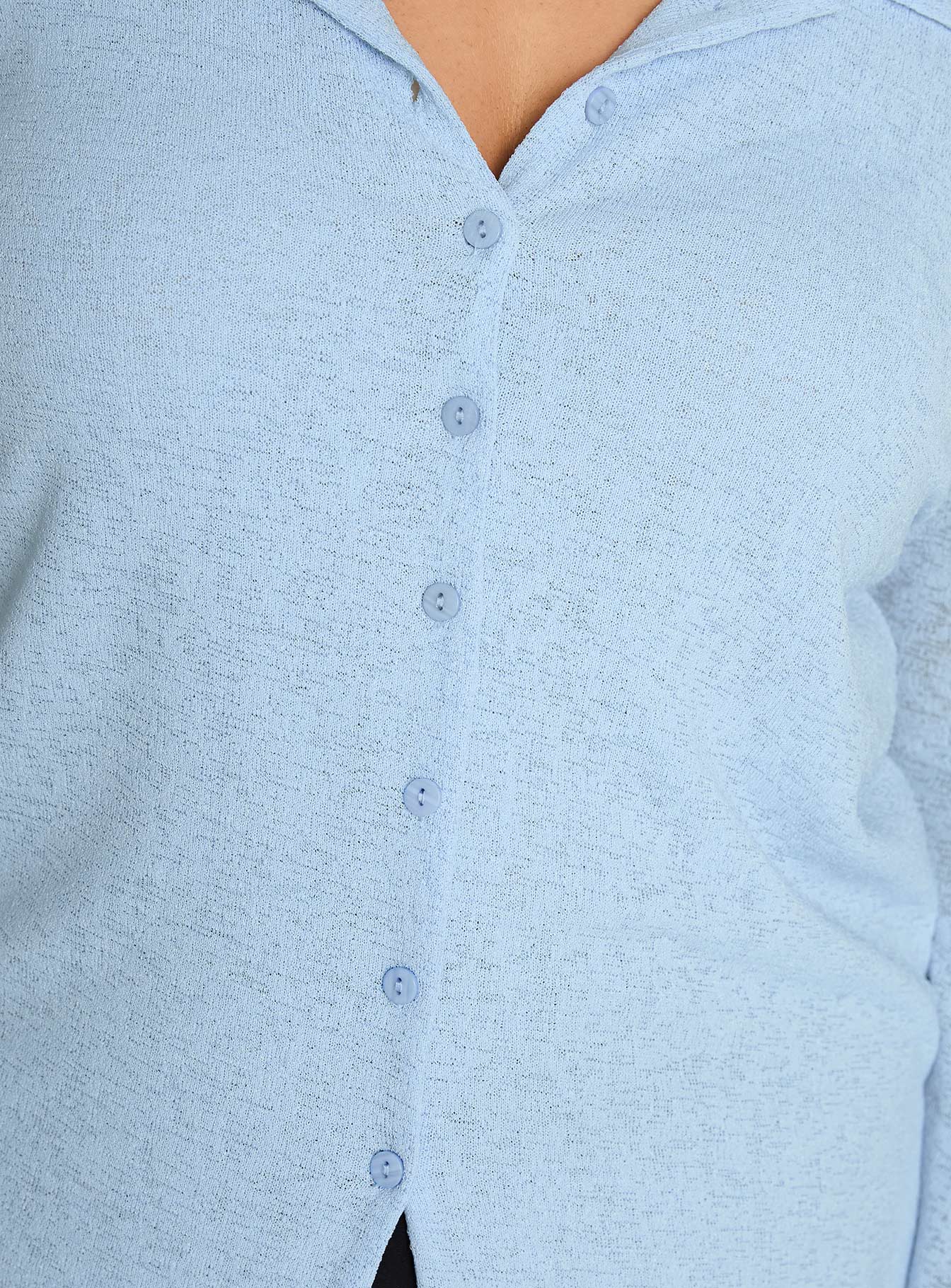 Finnean Long Sleeve Top Pale Blue Curve - Image 5