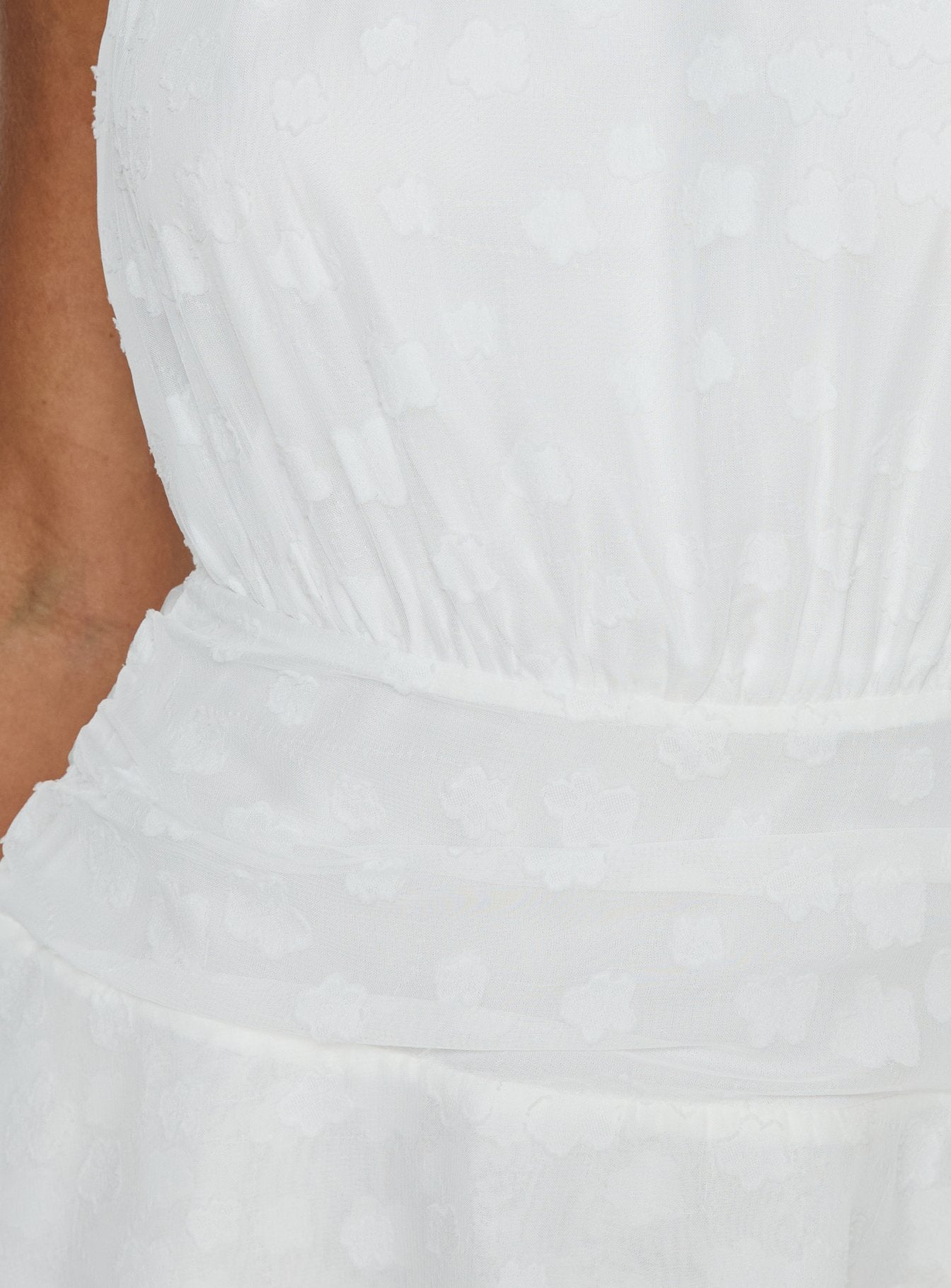 Lucky Ones Halter Mini Dress White - Image 6