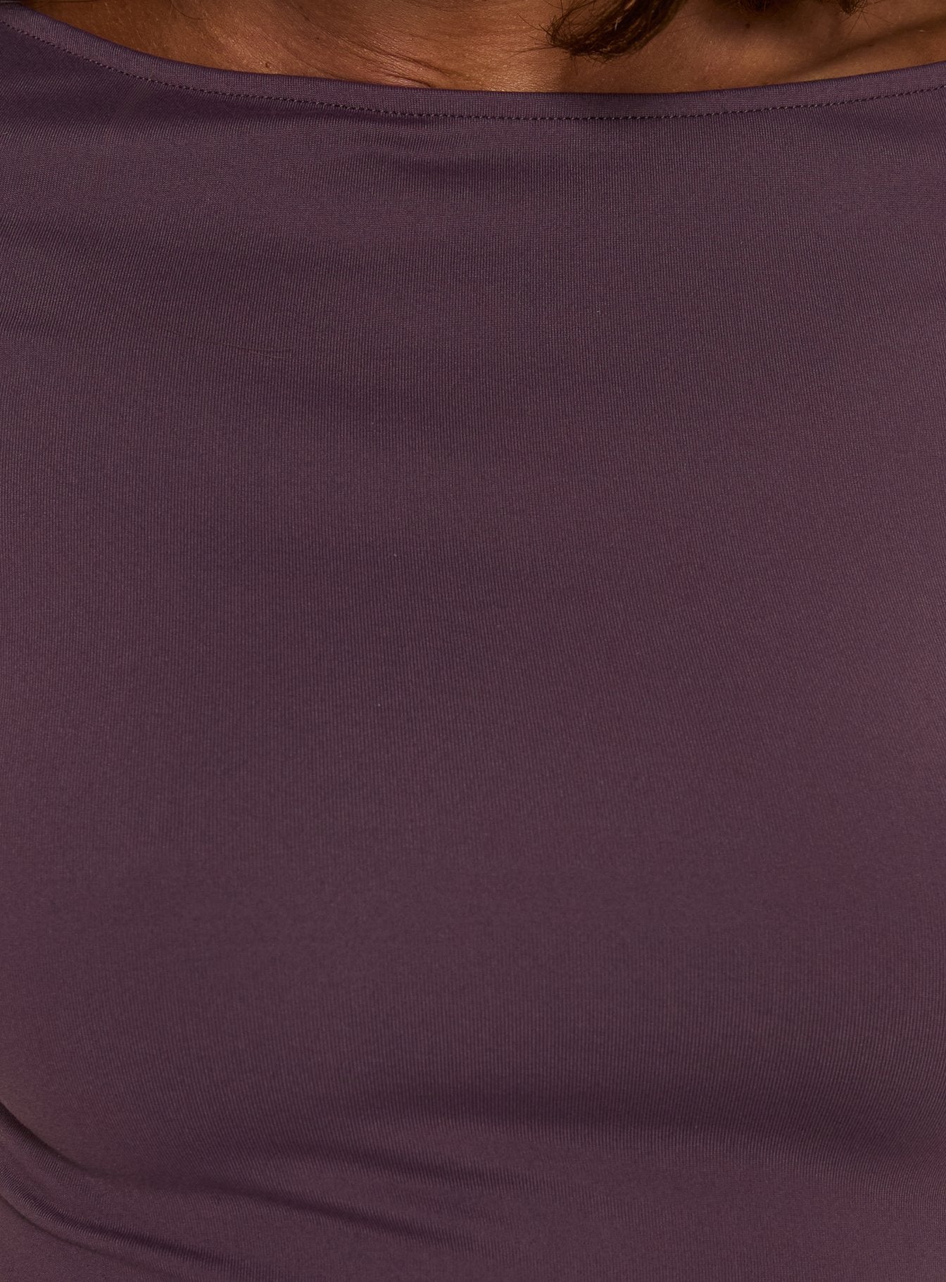 Daily Define Boatneck 3/4 Sleeve Top Aubergine - Image 6